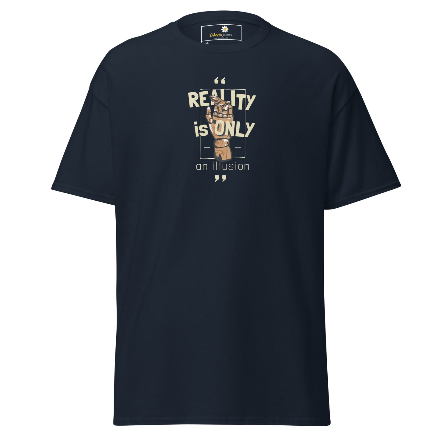 Unisex classic t-shirt - MYSTIC REALITY IS ONLY AN ILLUSION - BIG
