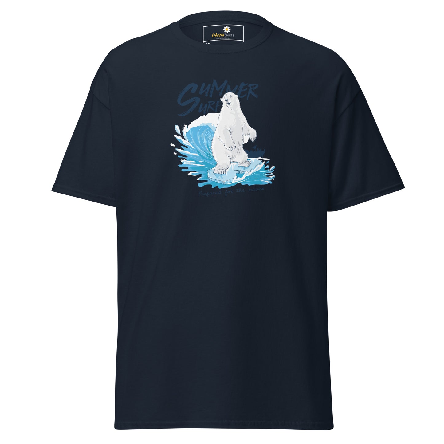 T-shirt classique homme - SUMMER SURFING BEAR - GRAND