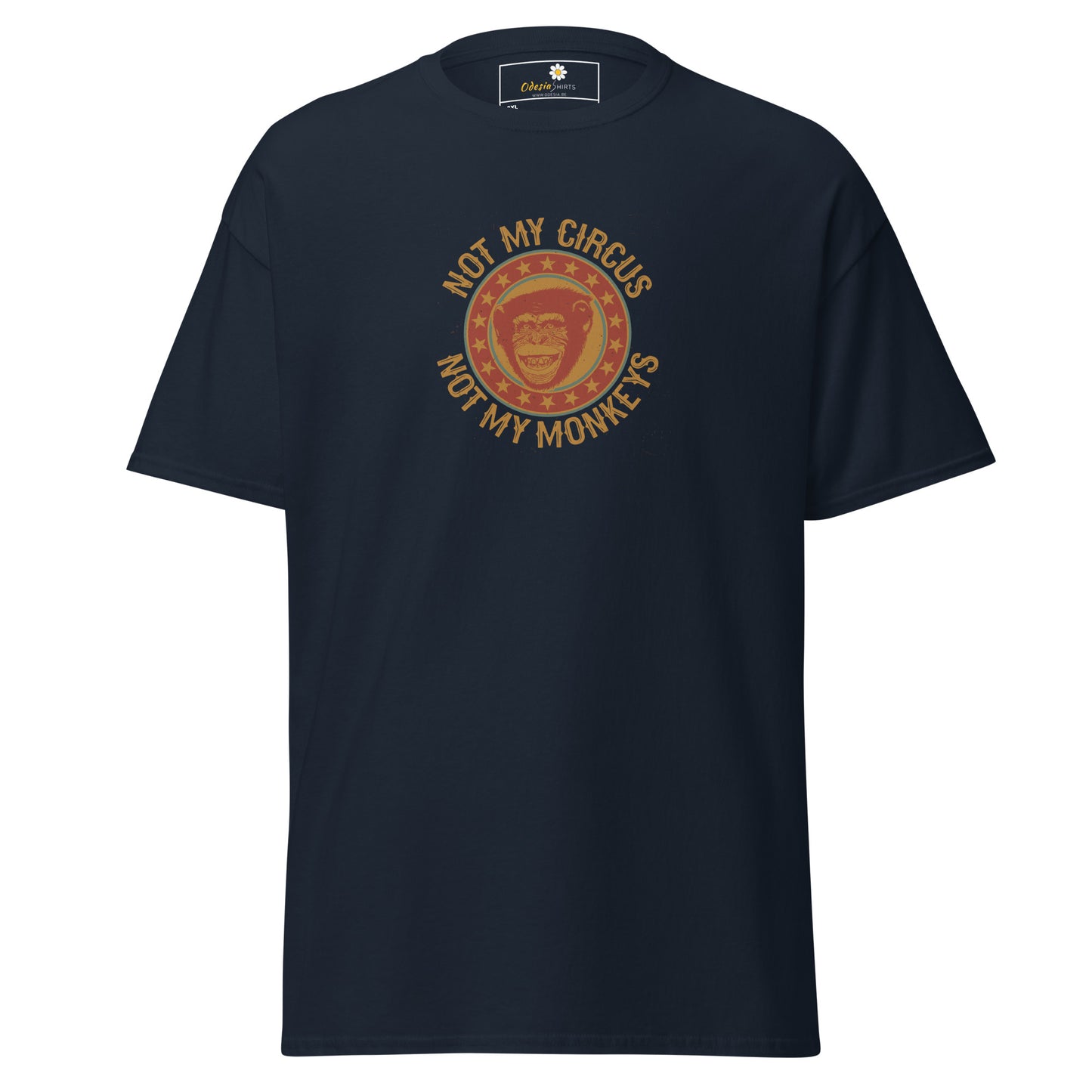 T-shirt classique homme - VINTAGE NOT MY MONKEYS CIRCUS - GRAND
