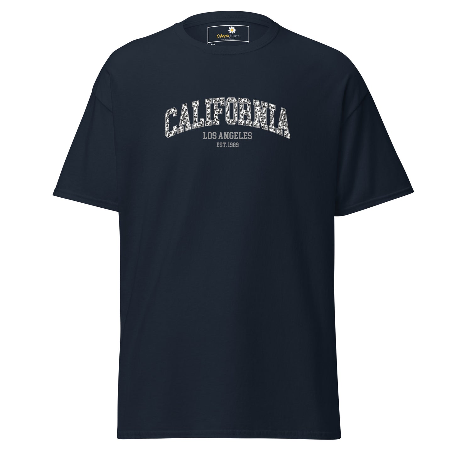 Klassiek T-shirt voor heren - TEXT CALIFORNIA MORE - GROOT