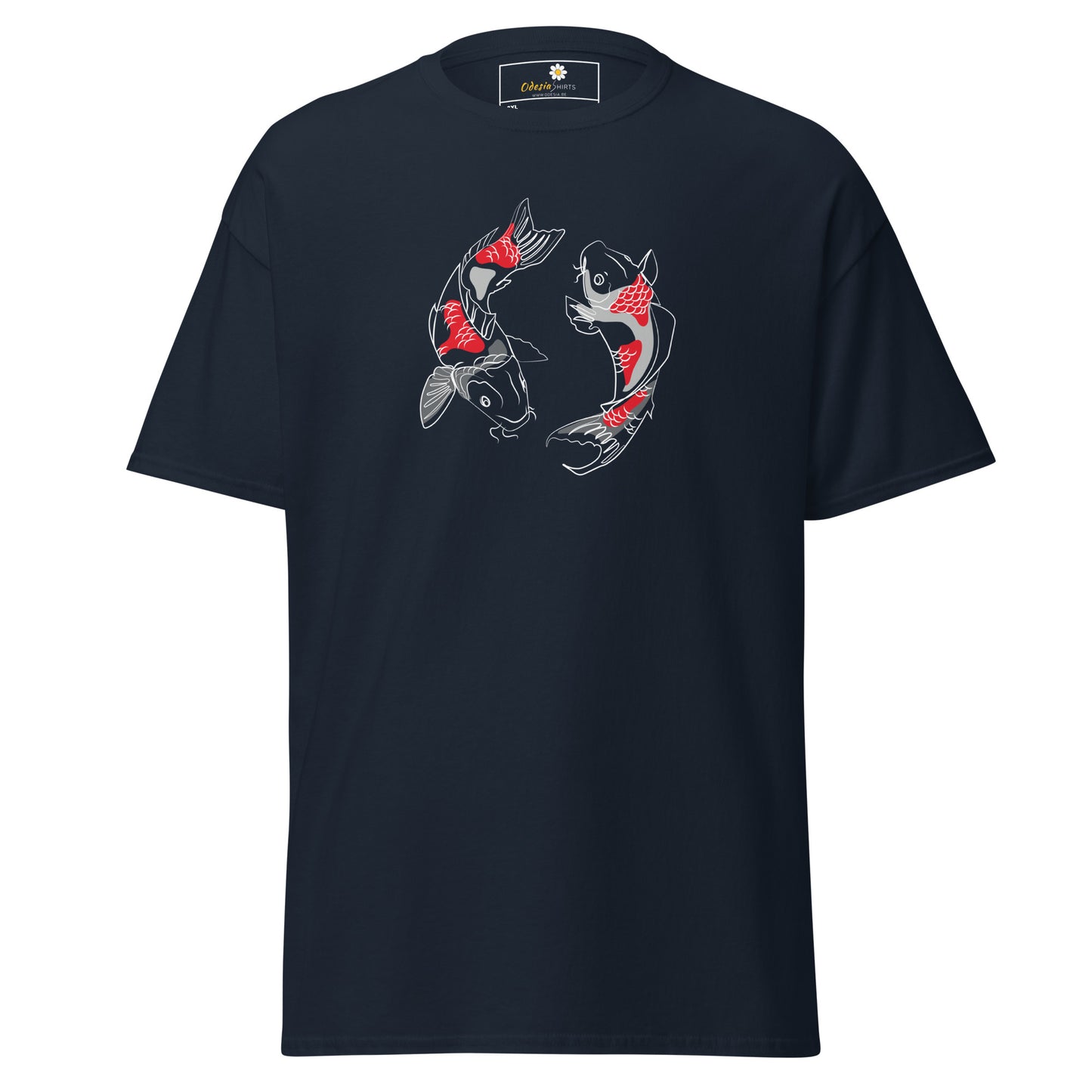 T-shirt classique unisexe - ANIMAUX KOI FISH - GRAND