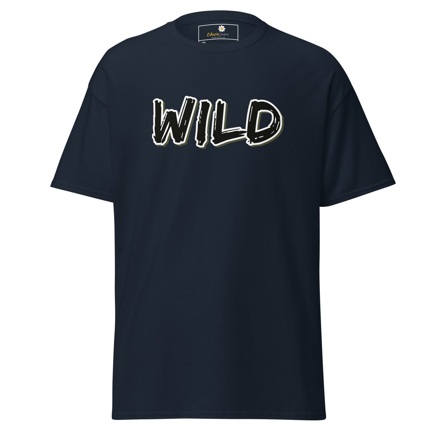 T-shirt classique pour homme - TEXT WILD - BIG