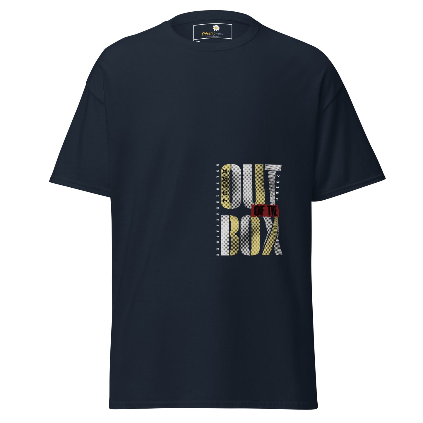 T-shirt classique pour homme - TEXT OUT OF THE BOX - GRAND