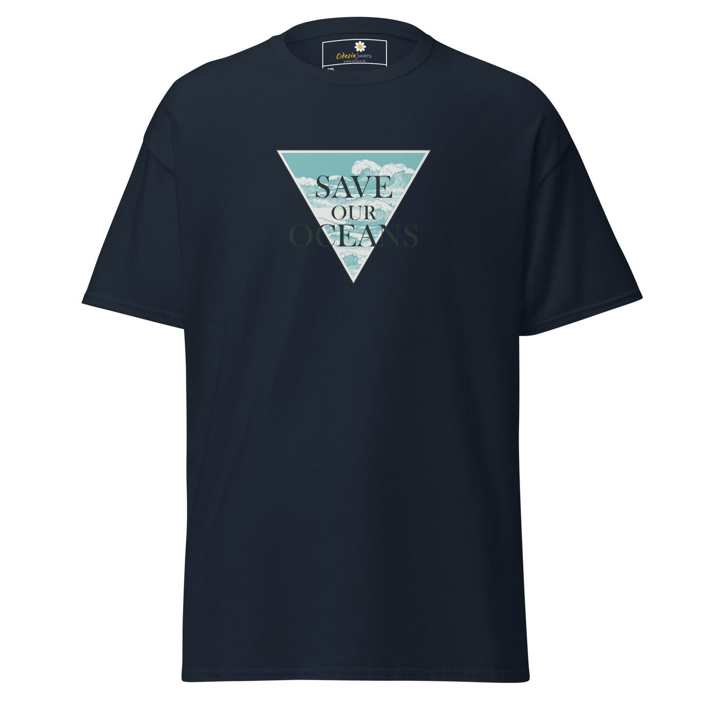 Unisex classic t-shirt - ECOLOGY SAVE OUR OCEANS - BIG