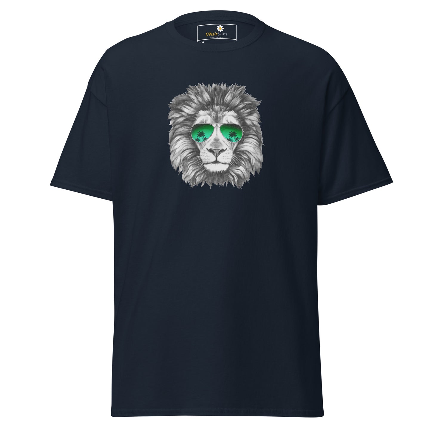 T-shirt classique homme - WILDLIFE FUN LION GLASSES - BIG