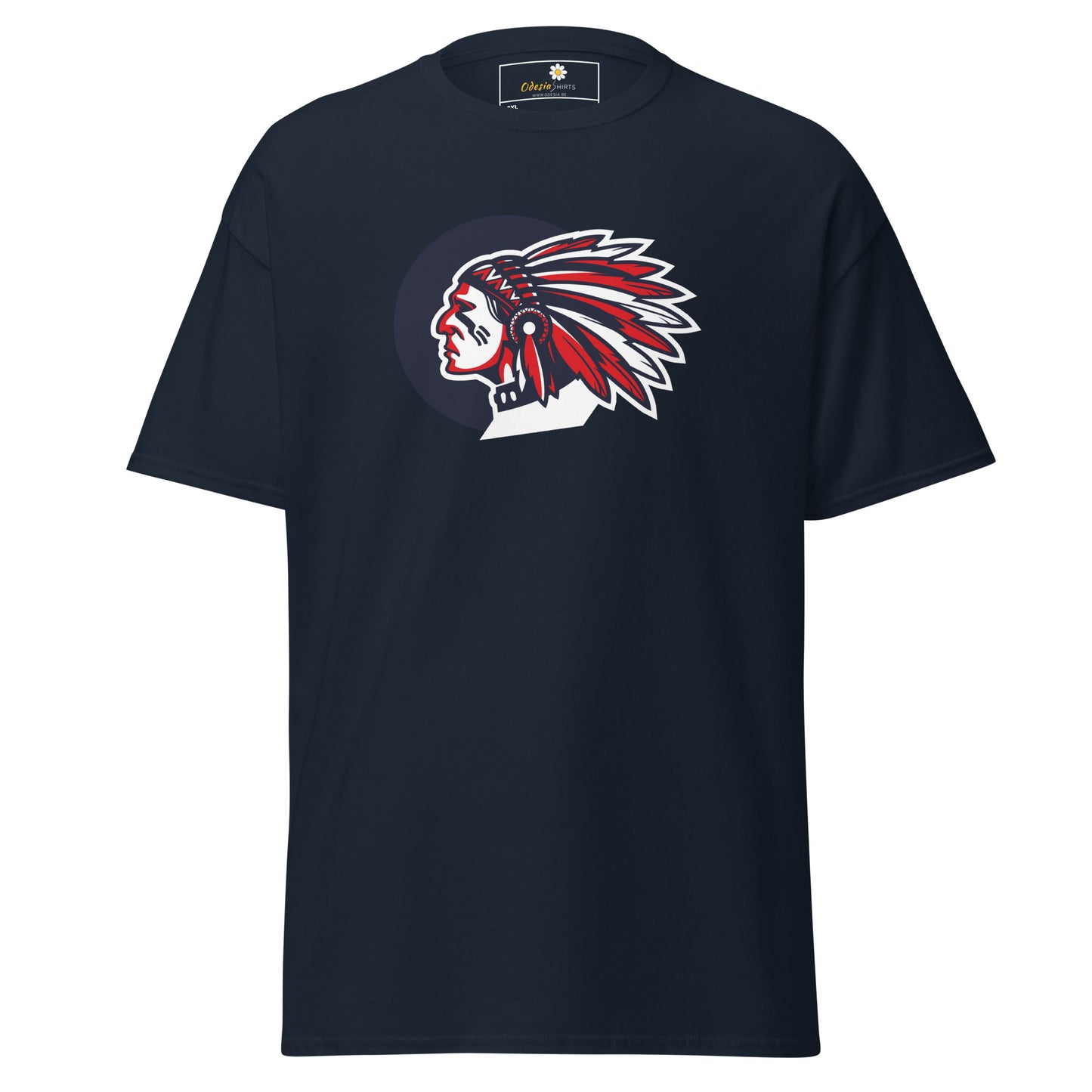 T-shirt classique homme - VINTAGE INDIAN HEAD - GRAND