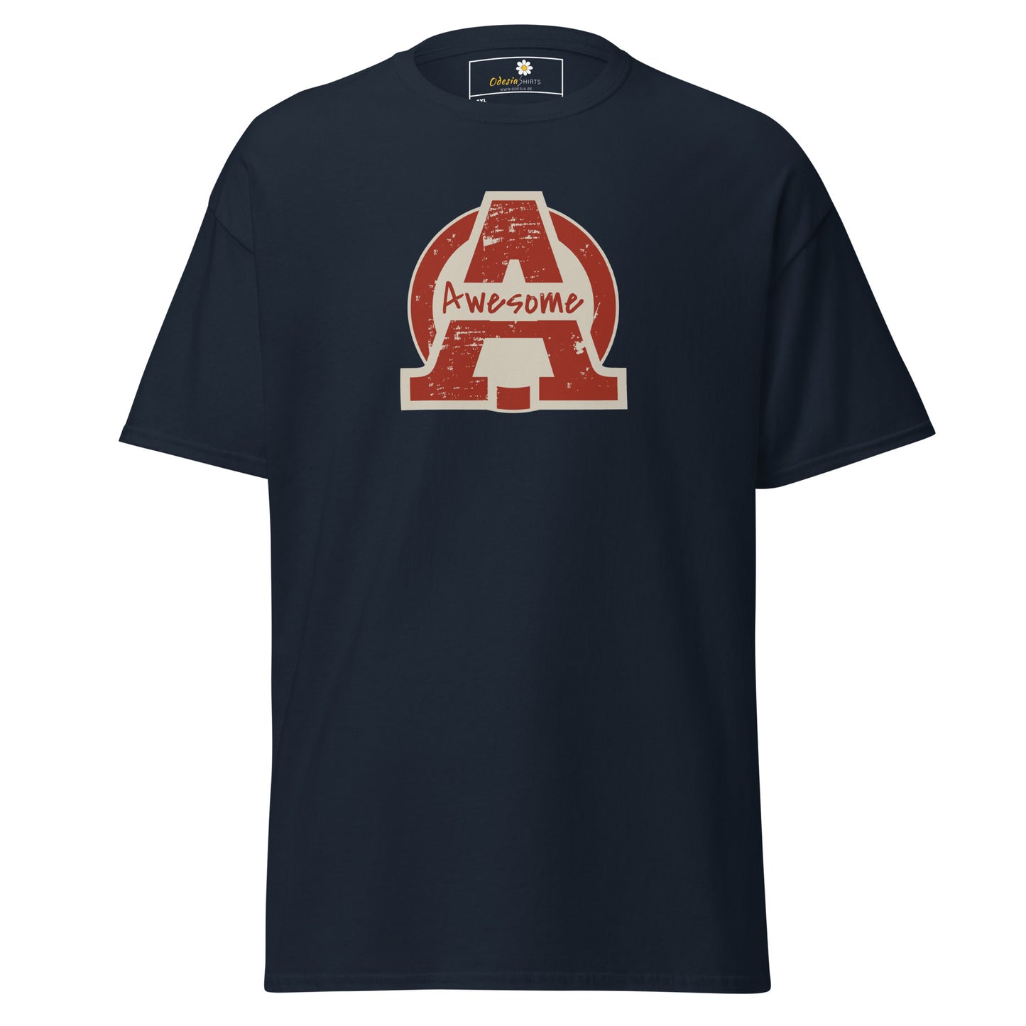 T-shirt classique pour homme - Texte génial - Grand