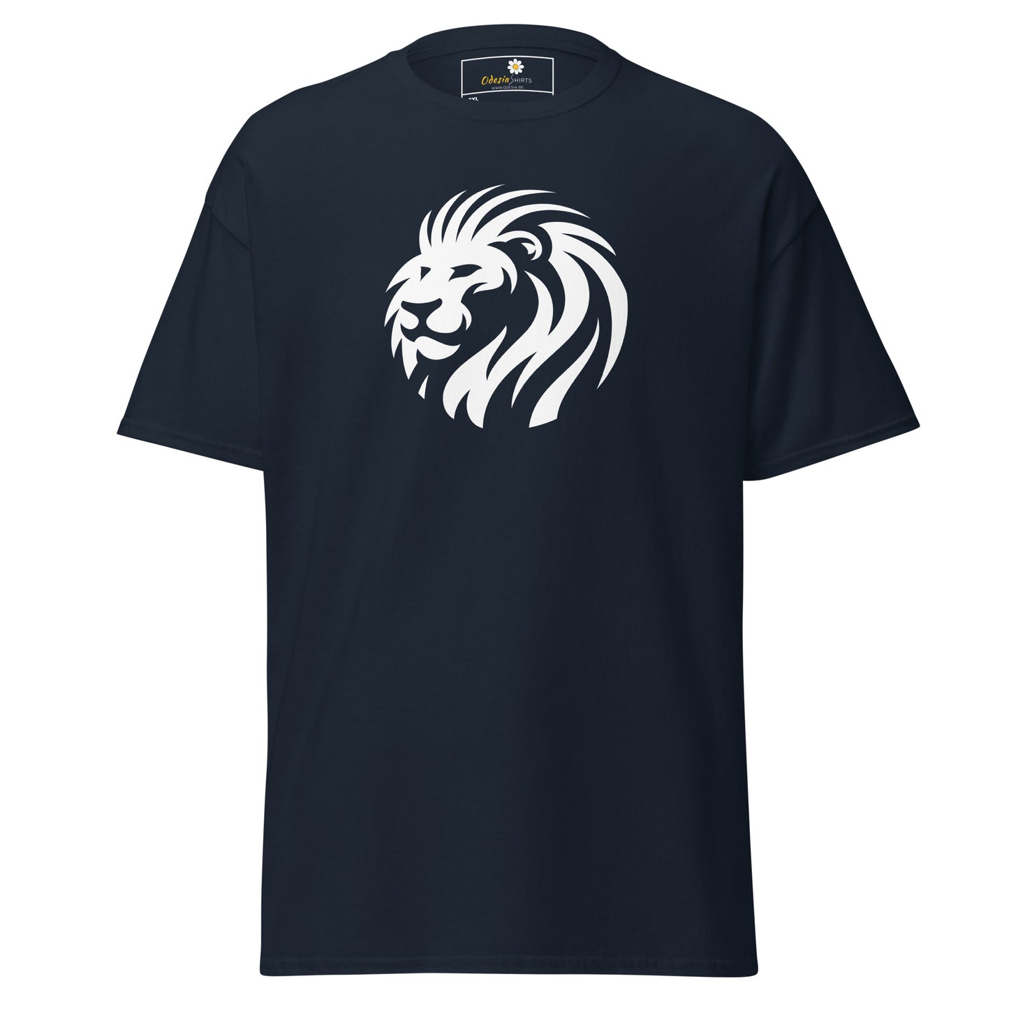 T-shirt classique pour homme - WILDLIFE LION HEAD HEAD CIRCLE - BIG