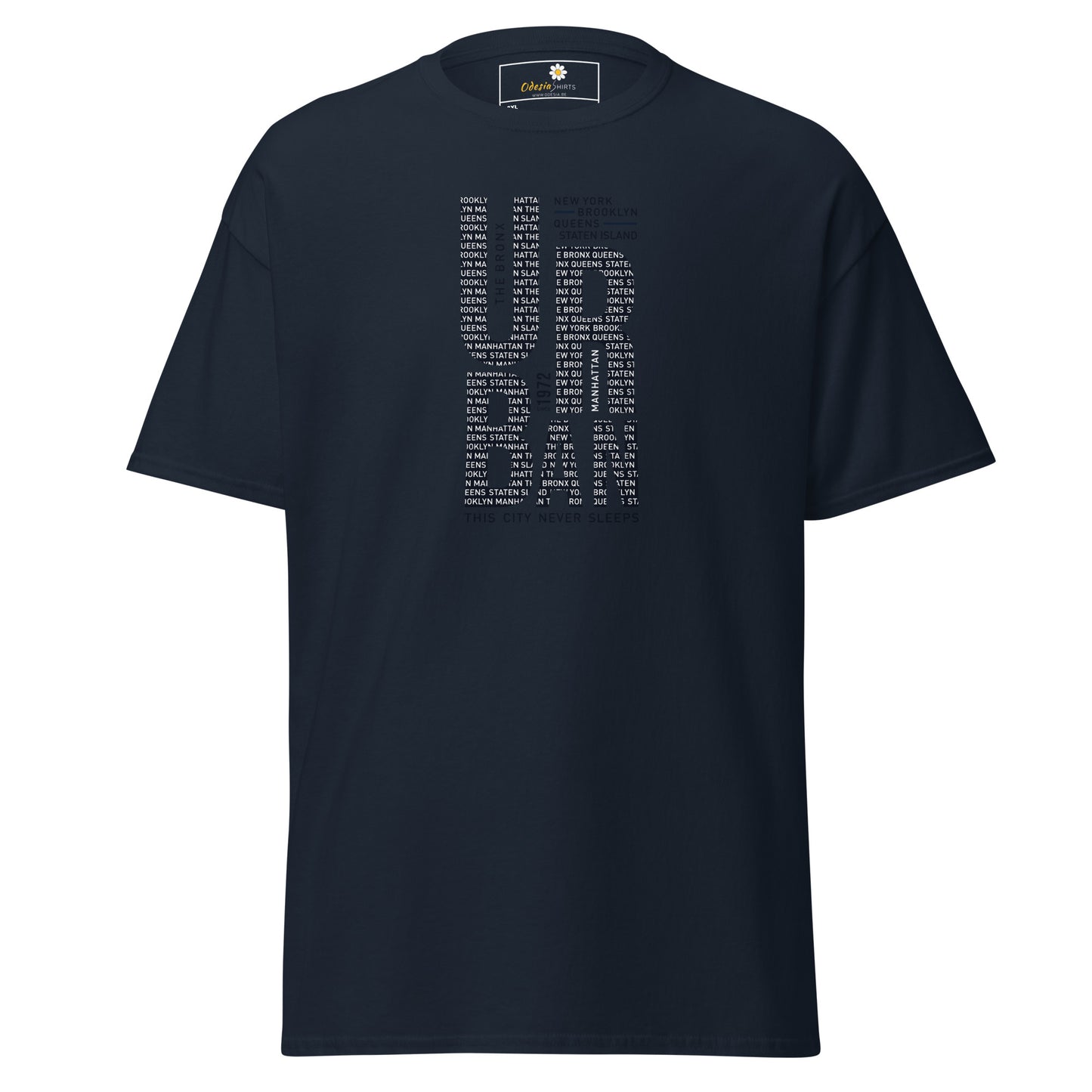 Heren klassiek t-shirt - URBAN DESIGN - GROOT