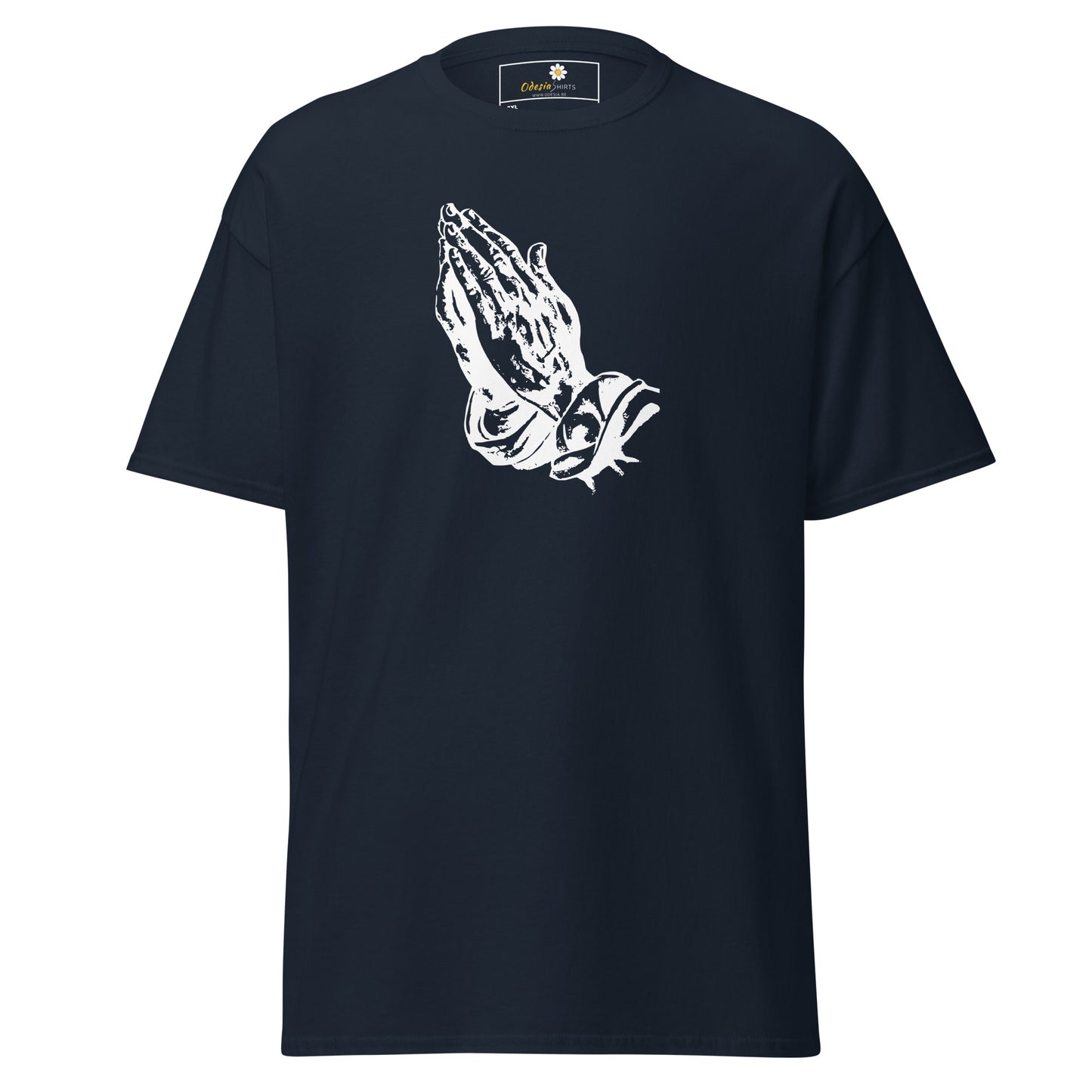 Unisex classic t-shirt - SPIRITUAL PRAYING HANDS - BIG