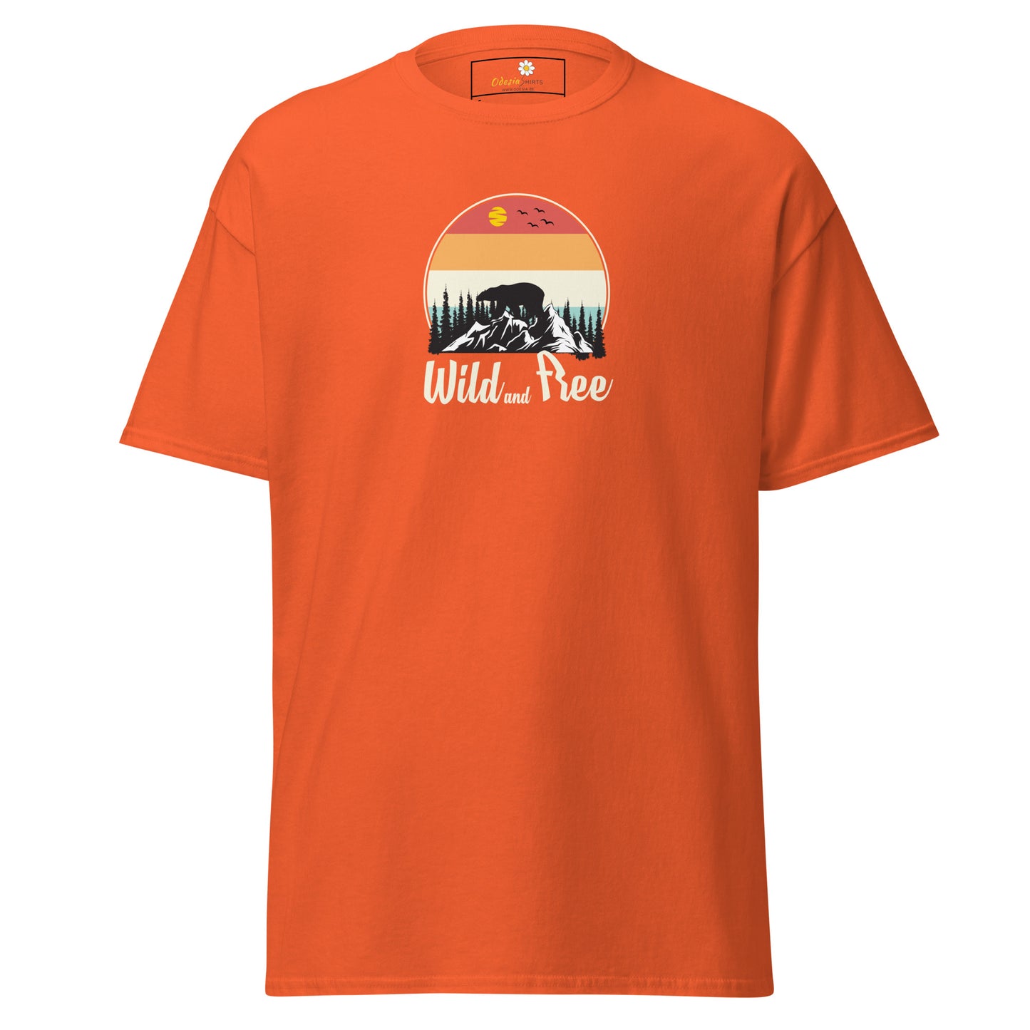 Unisex classic t-shirt - ADVENTURE WILD AND FREE - REGULAR