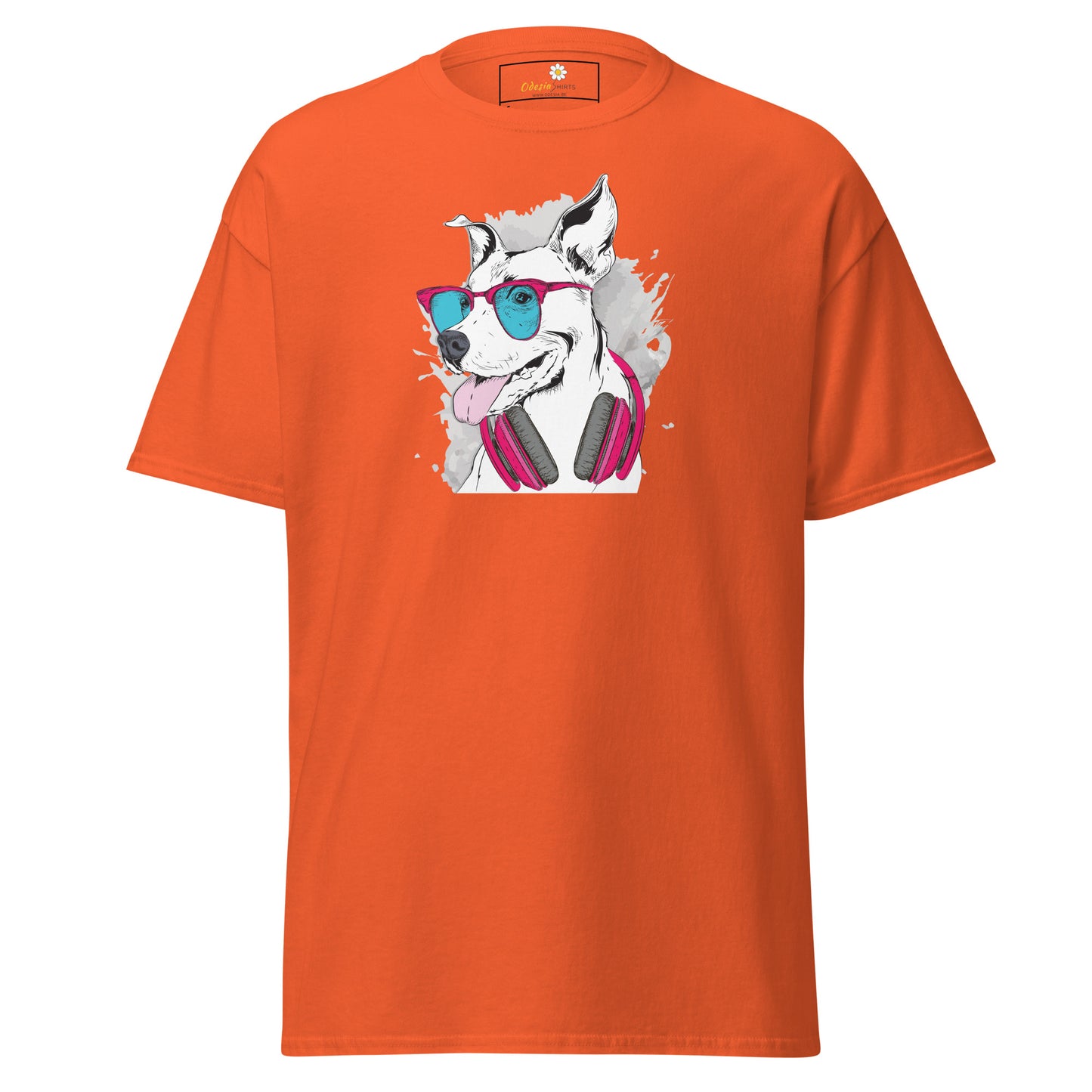 T-shirt classique unisexe - ANIMAUX MUSIQUE CHIEN - RÉGULIER