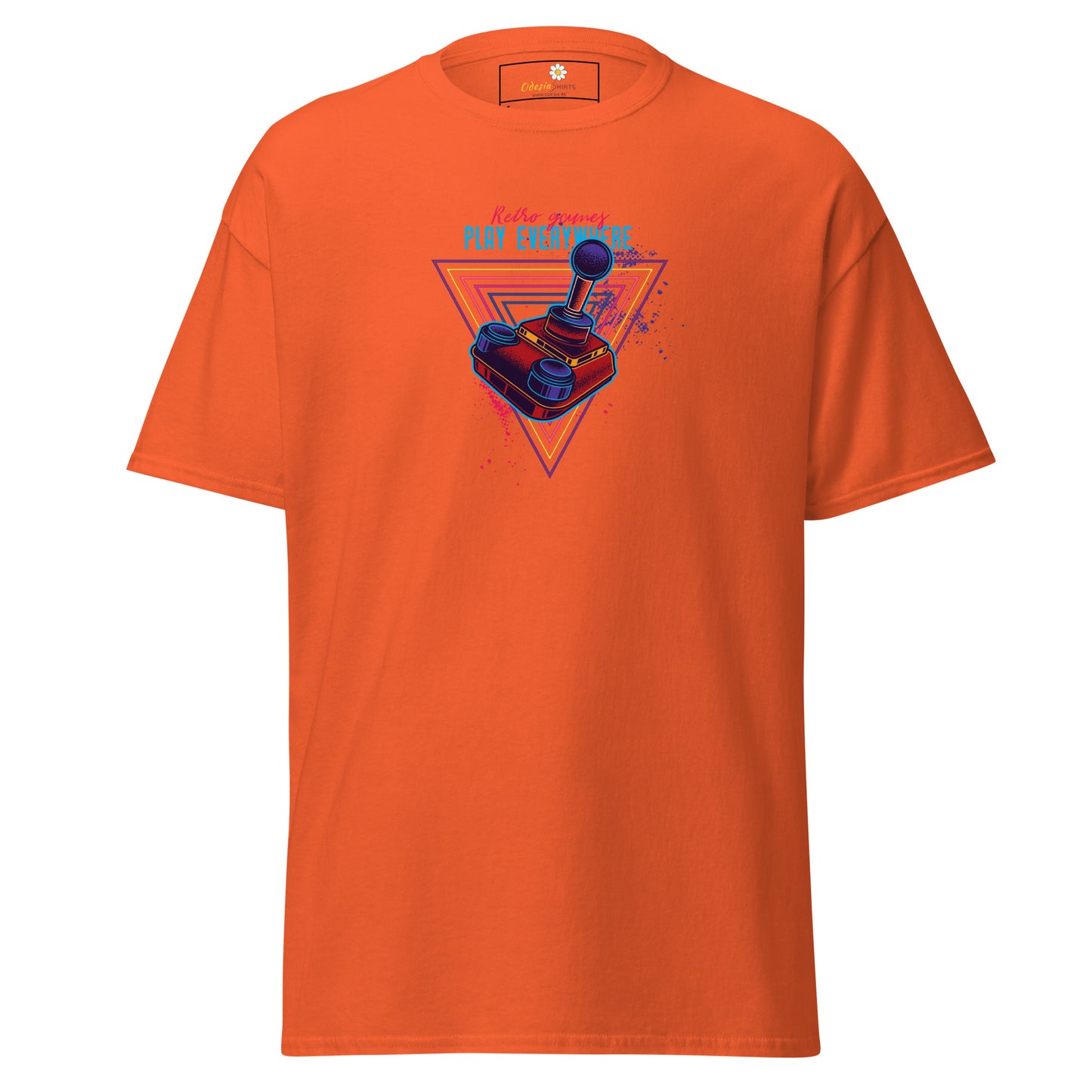 Unisex classic t-shirt - GAMERS PLAY EVERYWHERE JOYSTICK - REGULAR