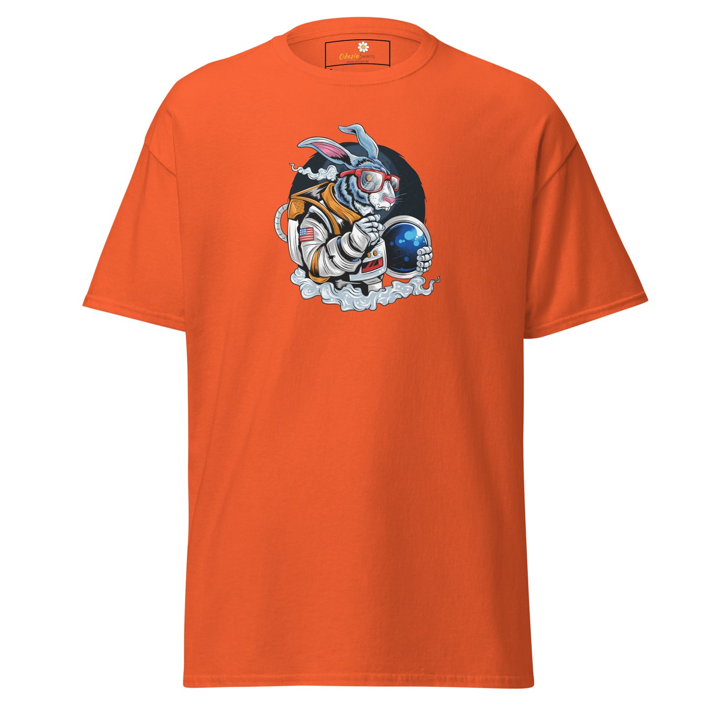 T-shirt classique unisexe - LAPIN ASTRONAUTE - RÉGULIER