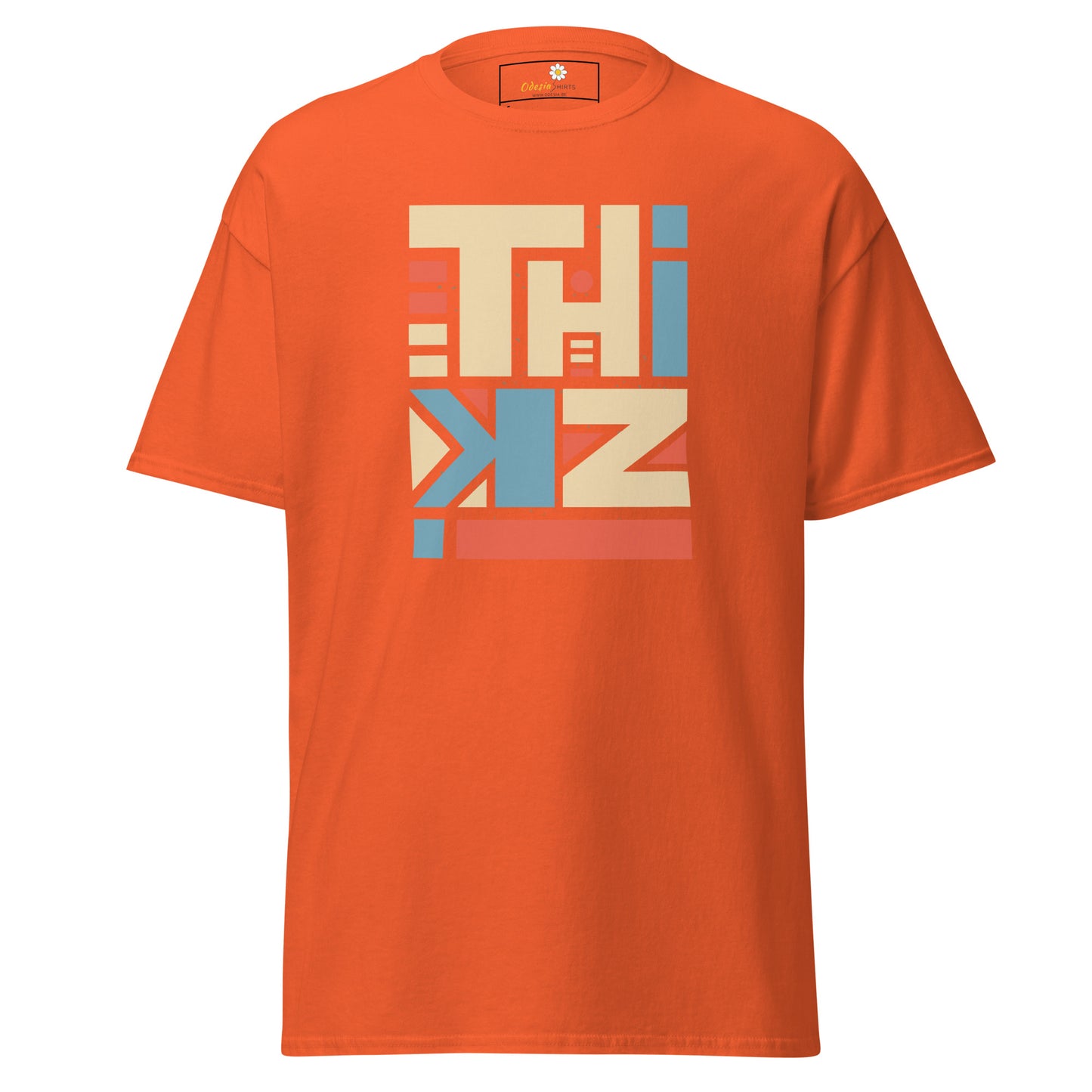 Unisex classic t-shirt - ABSTRACT TEXT THINK - REGULAR