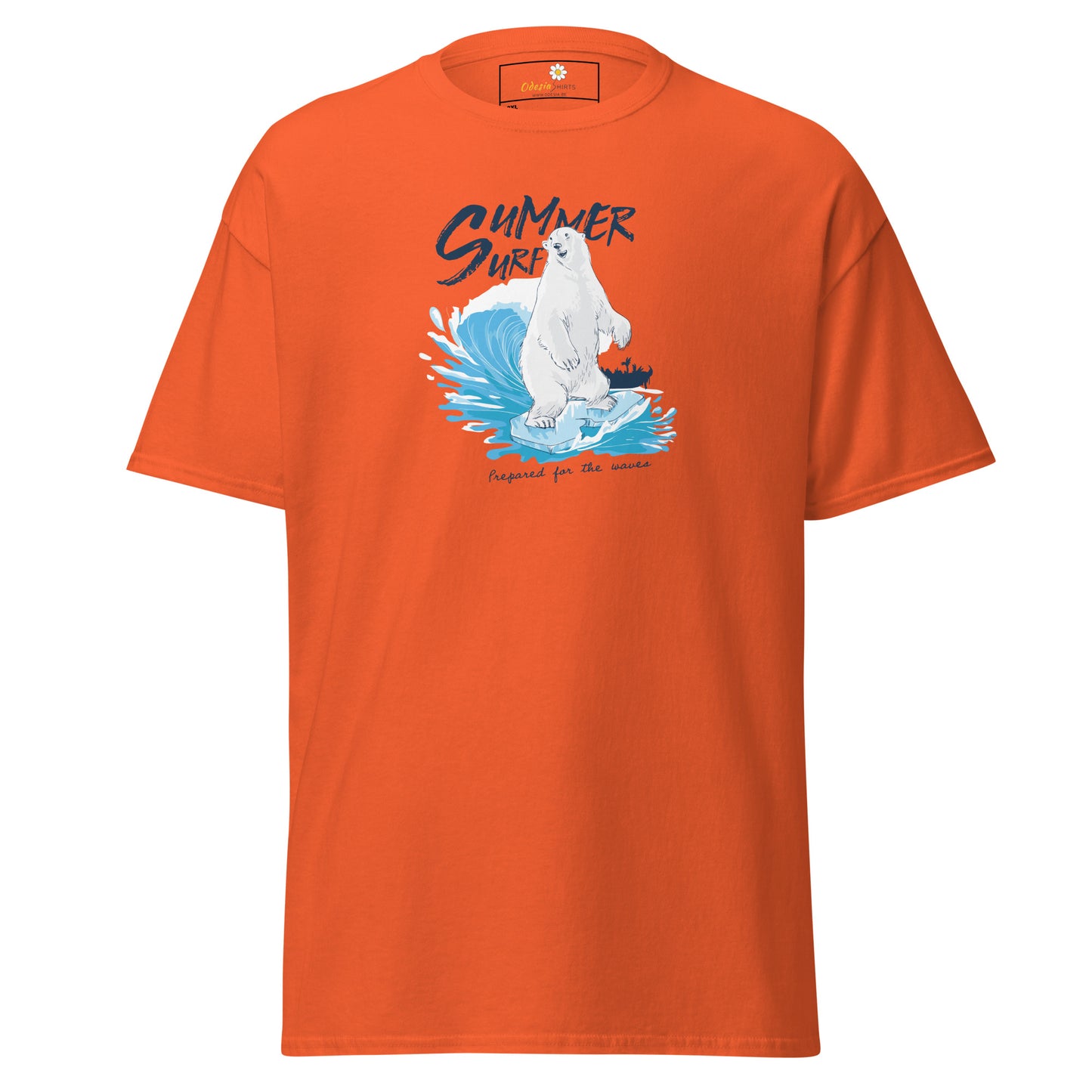 T-shirt classique homme - SUMMER SURFING BEAR - GRAND