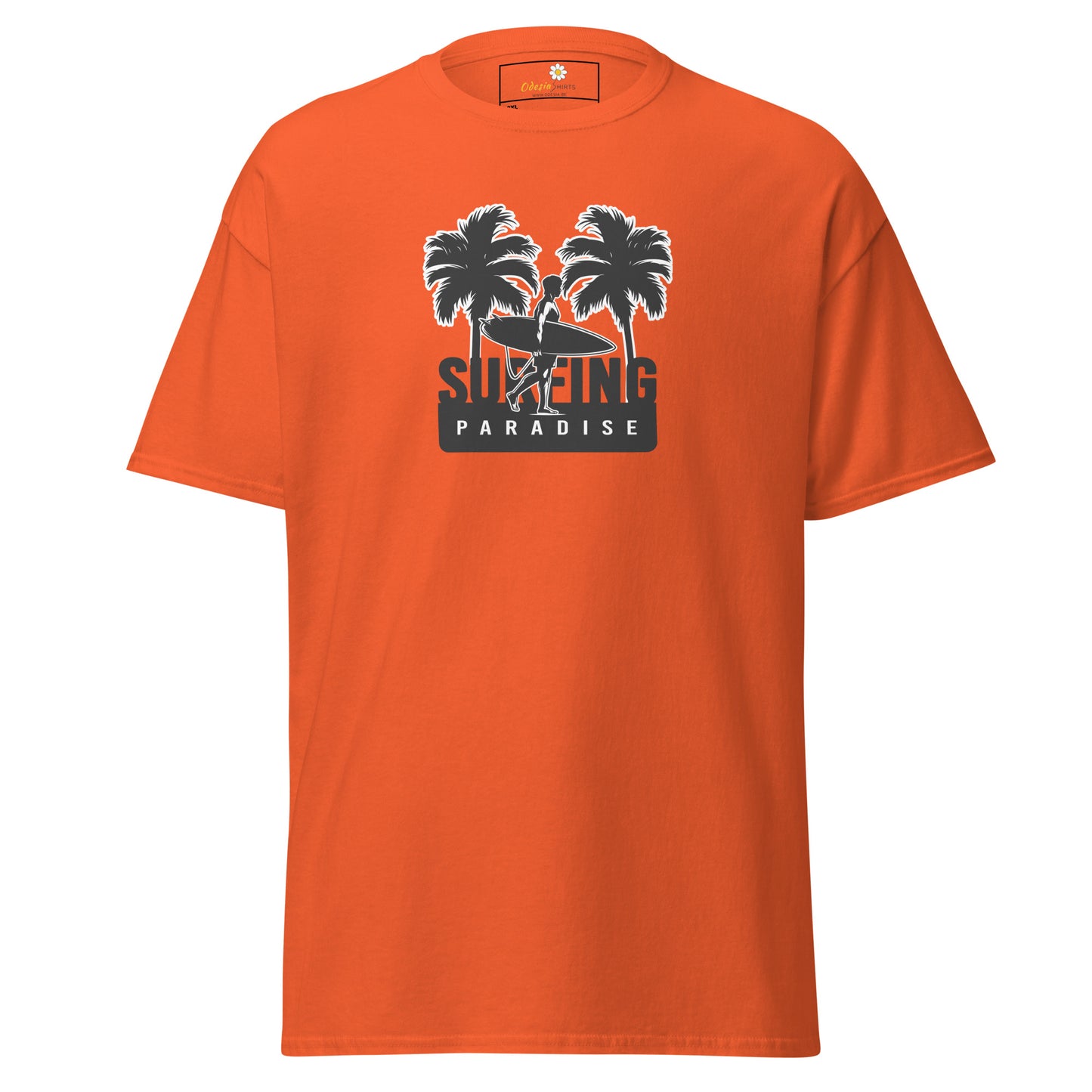 T-shirt classique pour homme - SUMMER SURFING TREES - BIG