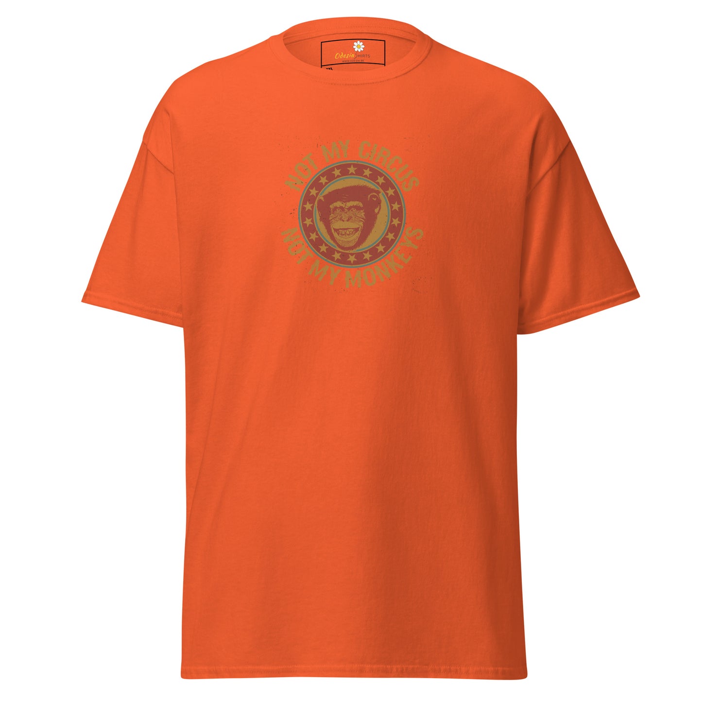 T-shirt classique homme - VINTAGE NOT MY MONKEYS CIRCUS - GRAND