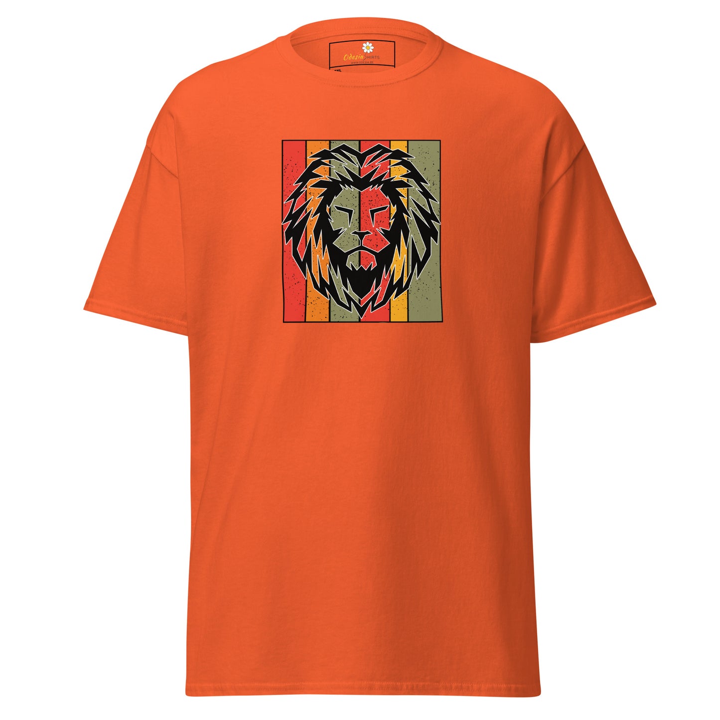T-shirt classique homme - WILDLIFE LION HEAD - BIG