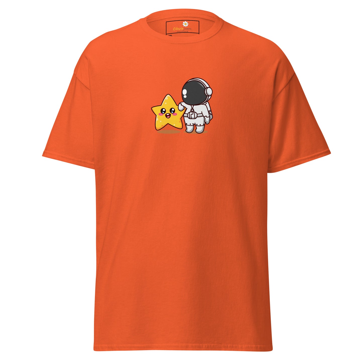 Unisex classic t-shirt - ASTRONAUT MINI STAR - BIG