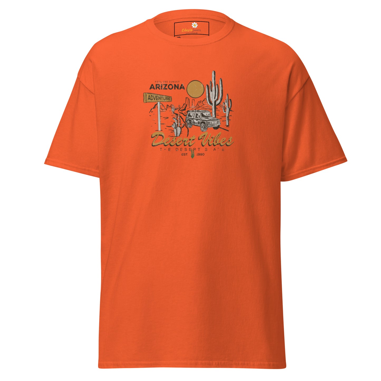 Unisex classic t-shirt - ADVENTURE DESERT VIBES - BIG