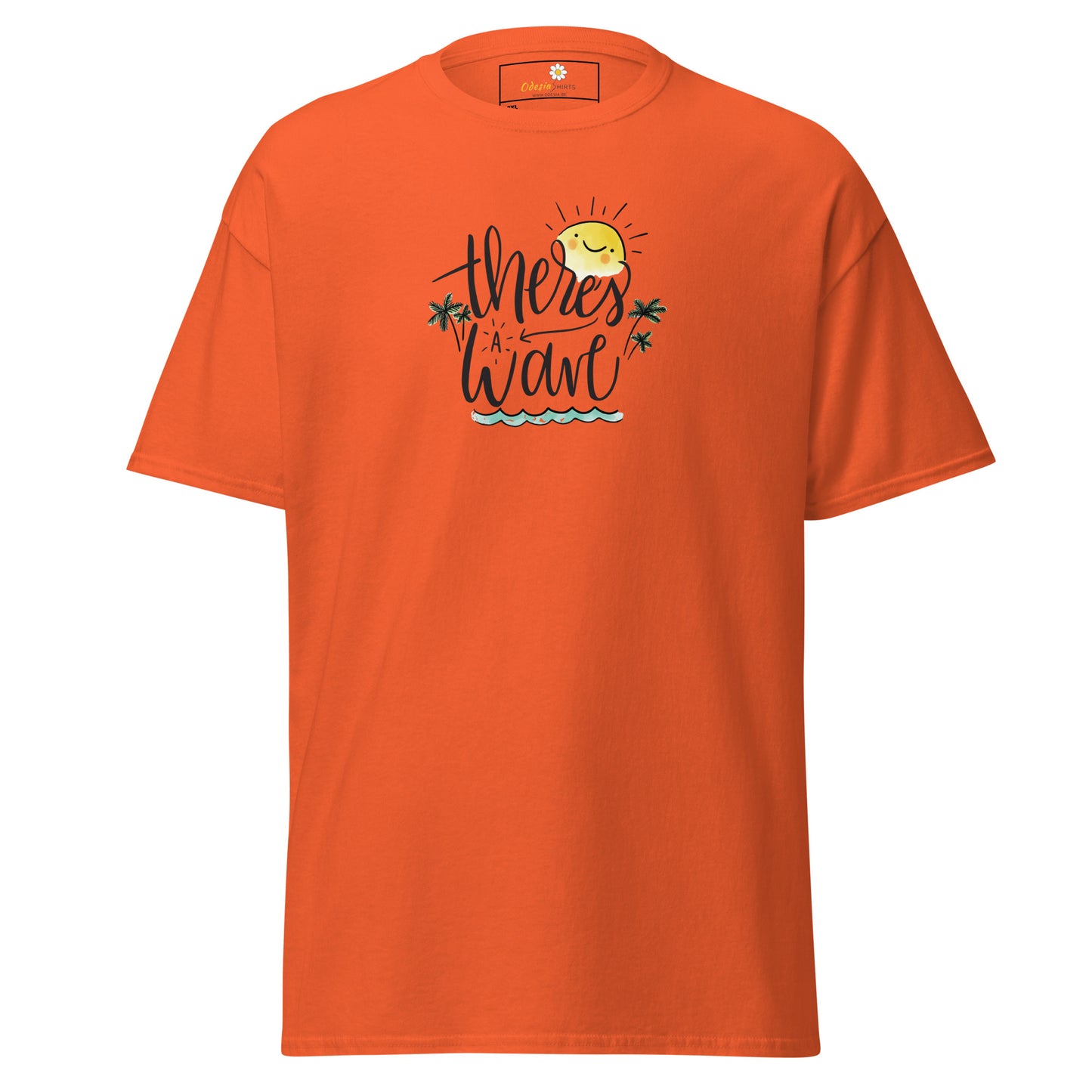 T-shirt classique pour homme - SUMMER THERES A WAVE - BIG