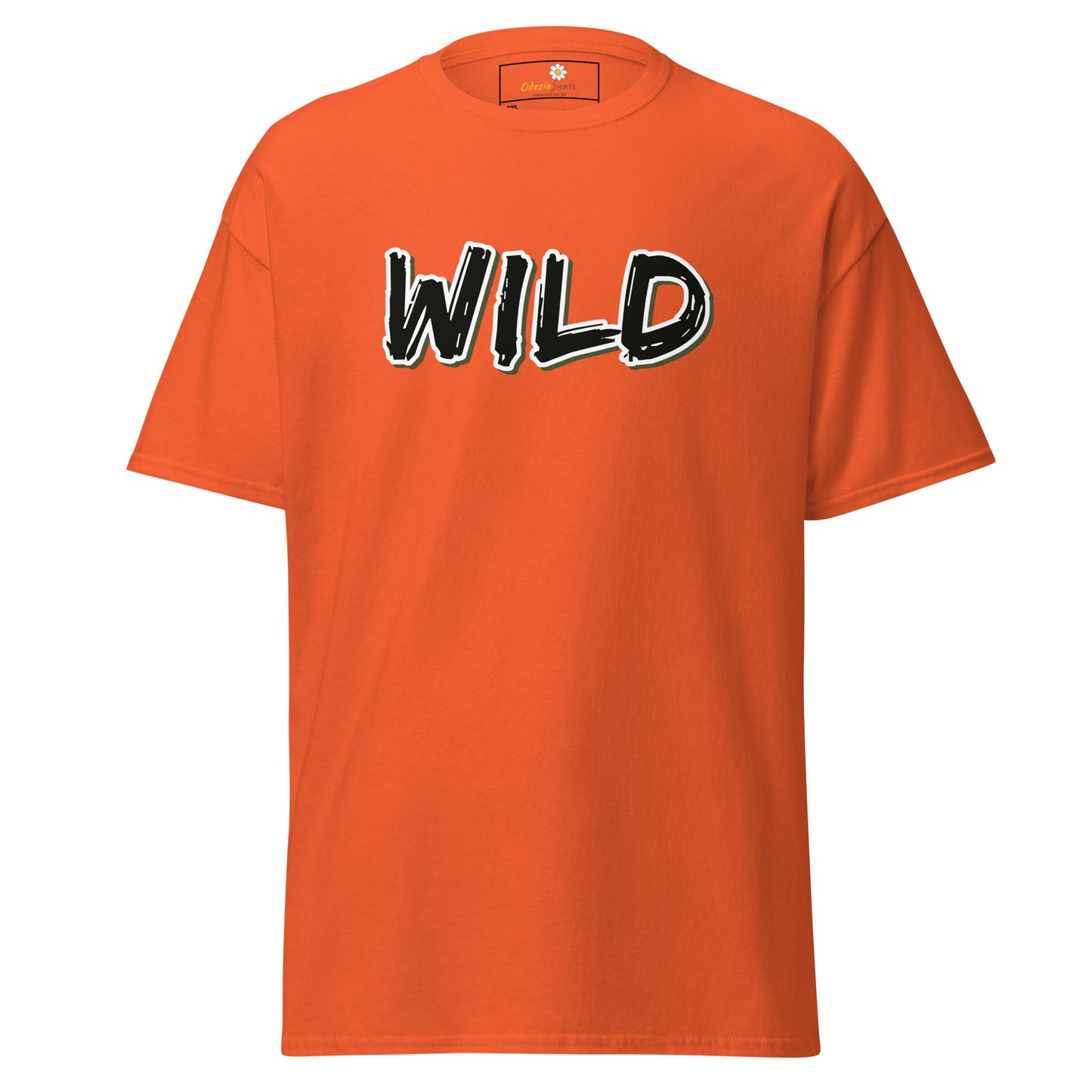T-shirt classique pour homme - TEXT WILD - BIG