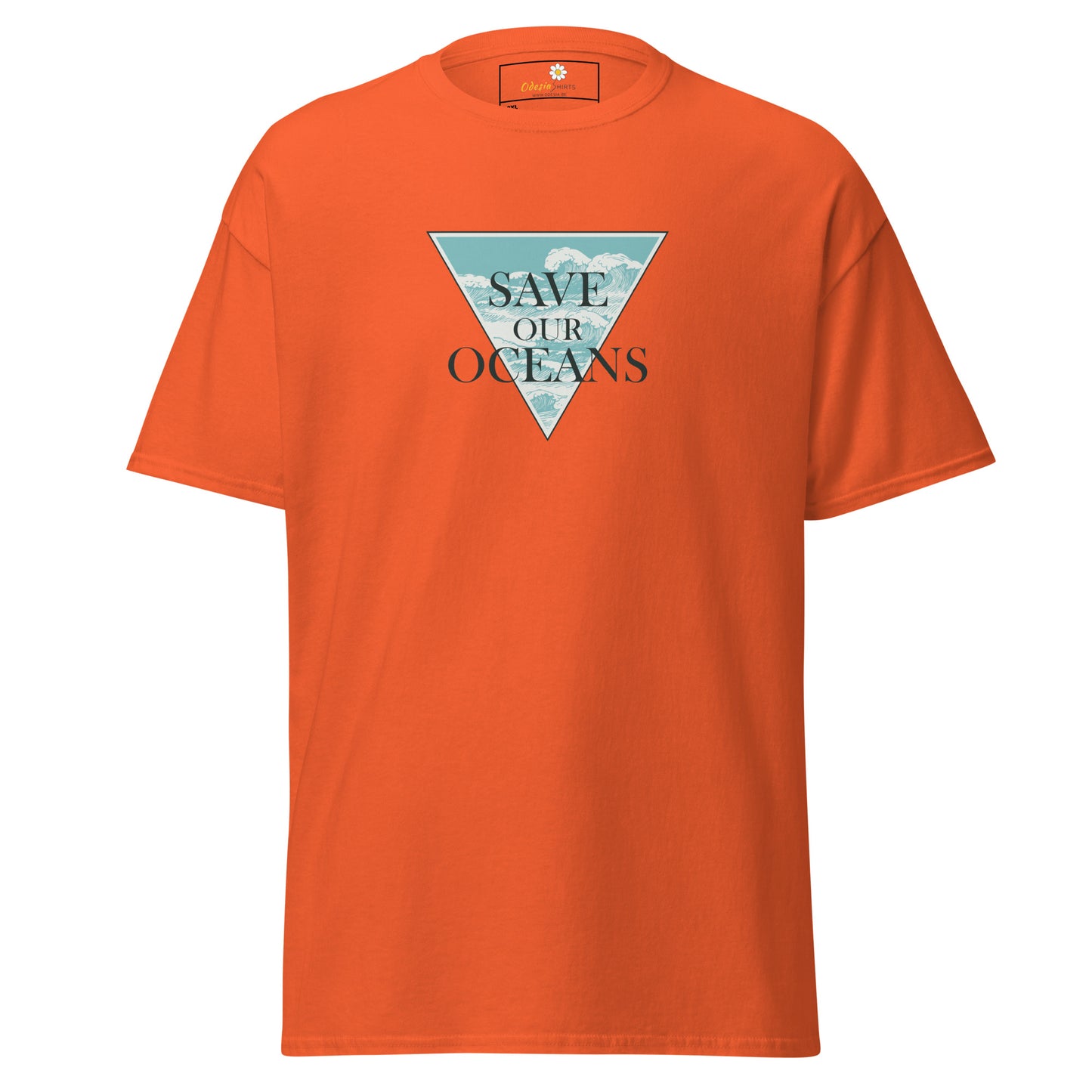 Unisex classic t-shirt - ECOLOGY SAVE OUR OCEANS - BIG