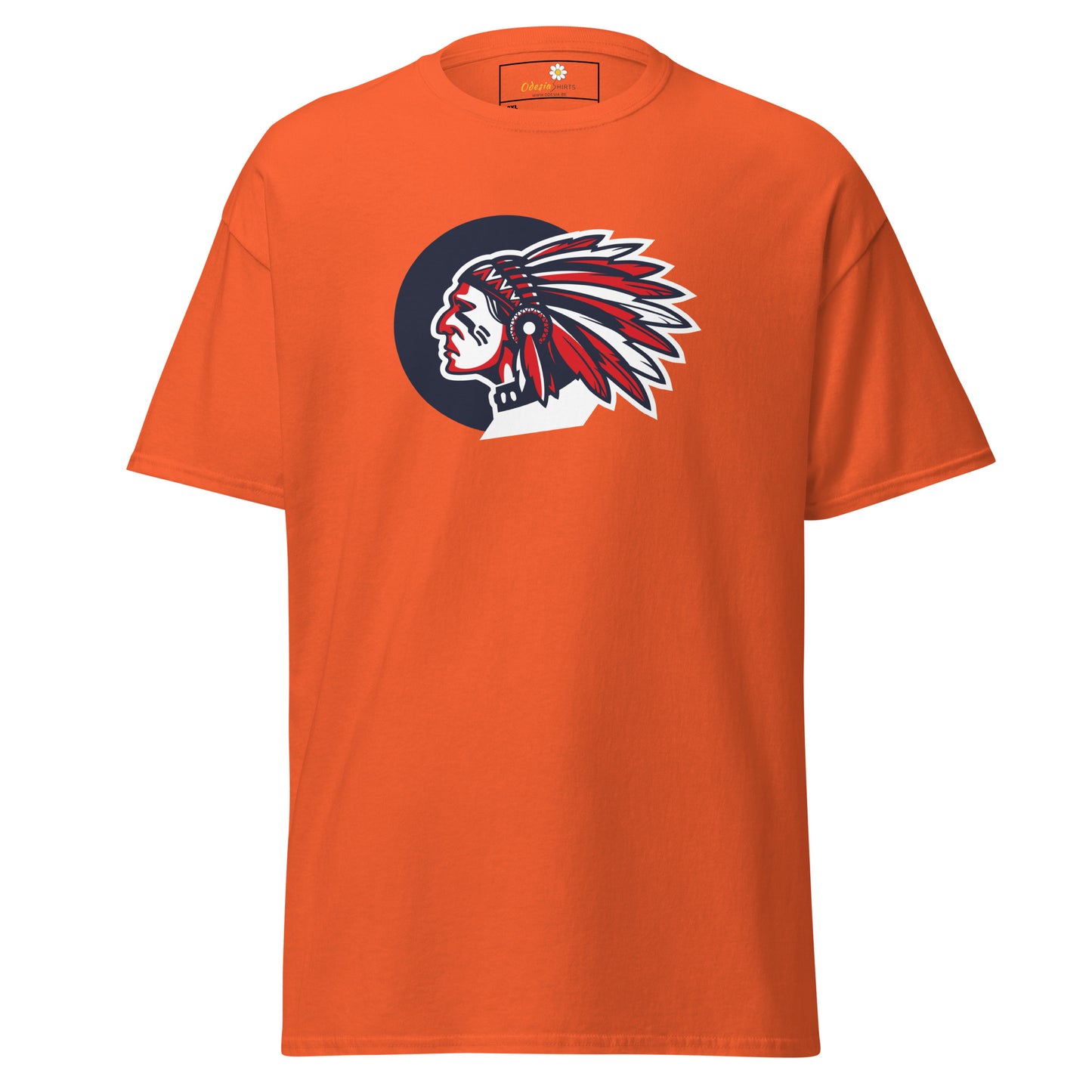 T-shirt classique homme - VINTAGE INDIAN HEAD - GRAND