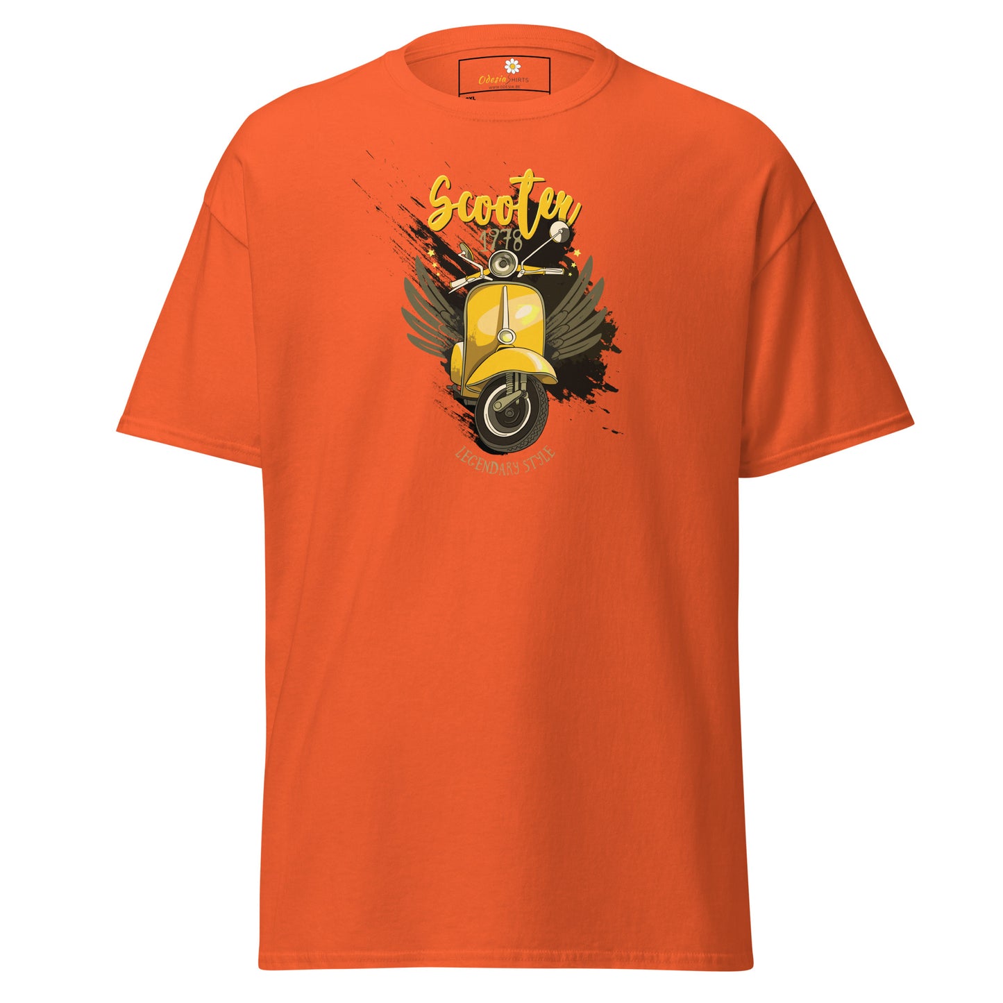 T-shirt classique homme - VINTAGE SCOOTER 1978 - GRAND