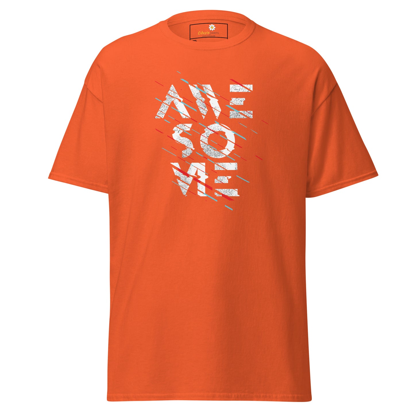 T-shirt classique pour homme - Texte génial - Grand