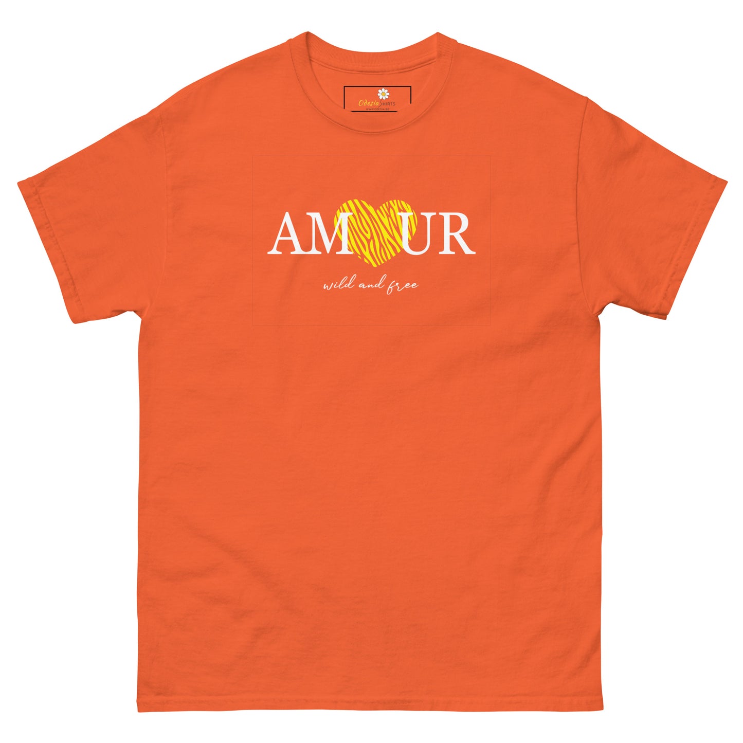 T-shirt classique homme - TEXT AMOUR WILD AND FREE - GRAND