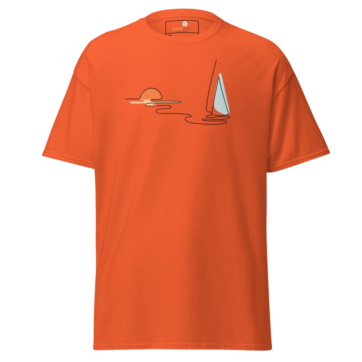 T-shirts classiques pour hommes - NATURE LINE SUNSE5T BOAT - BIG