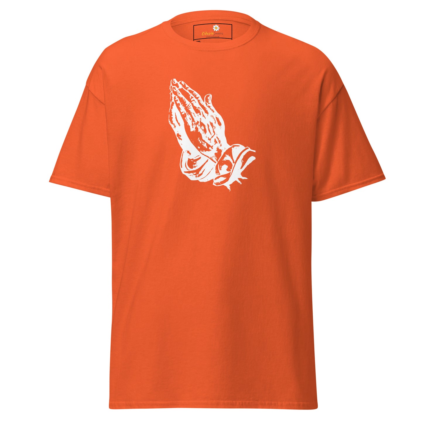 Unisex classic t-shirt - SPIRITUAL PRAYING HANDS - BIG