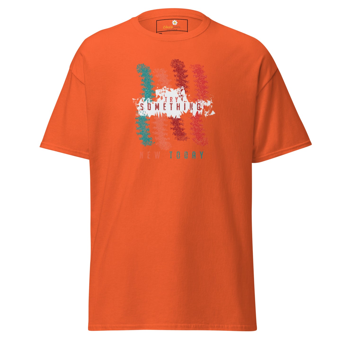 T-shirt classique unisexe - Lignes de couleurs abstraites - Grand