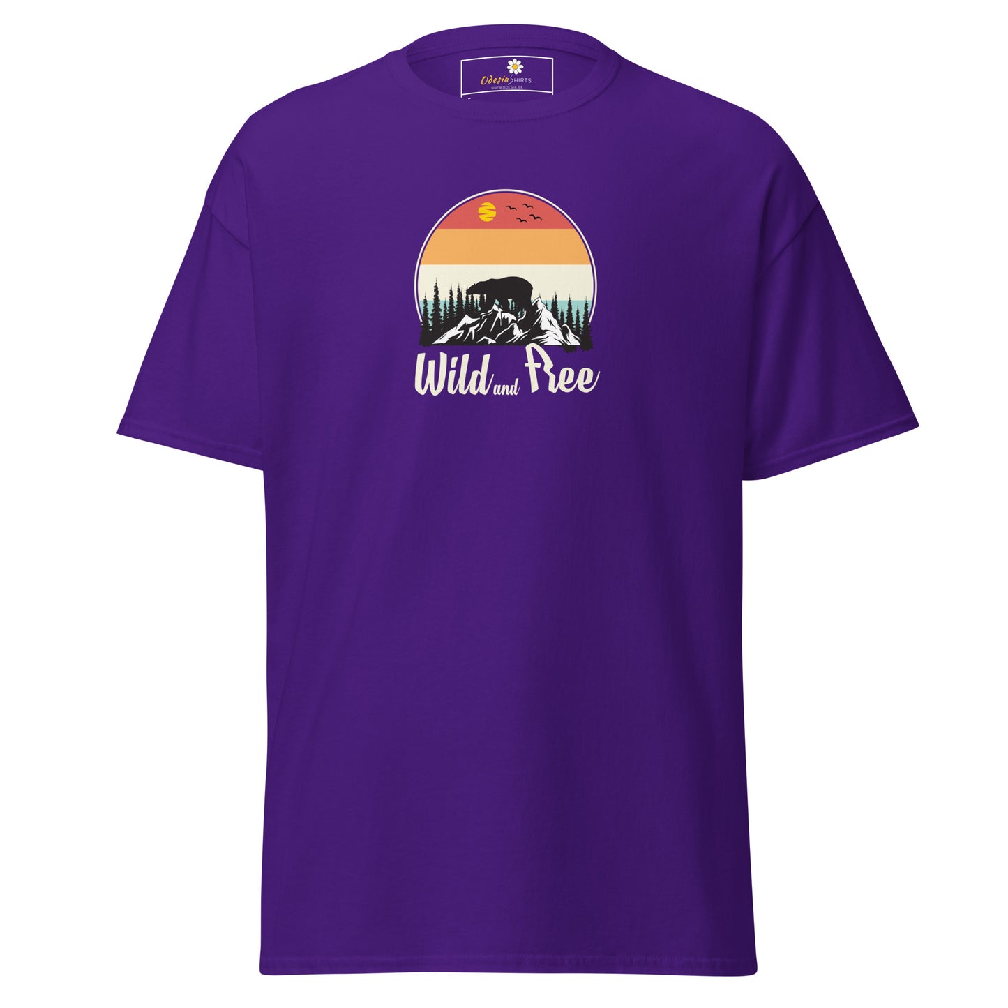 Unisex classic t-shirt - ADVENTURE WILD AND FREE - REGULAR