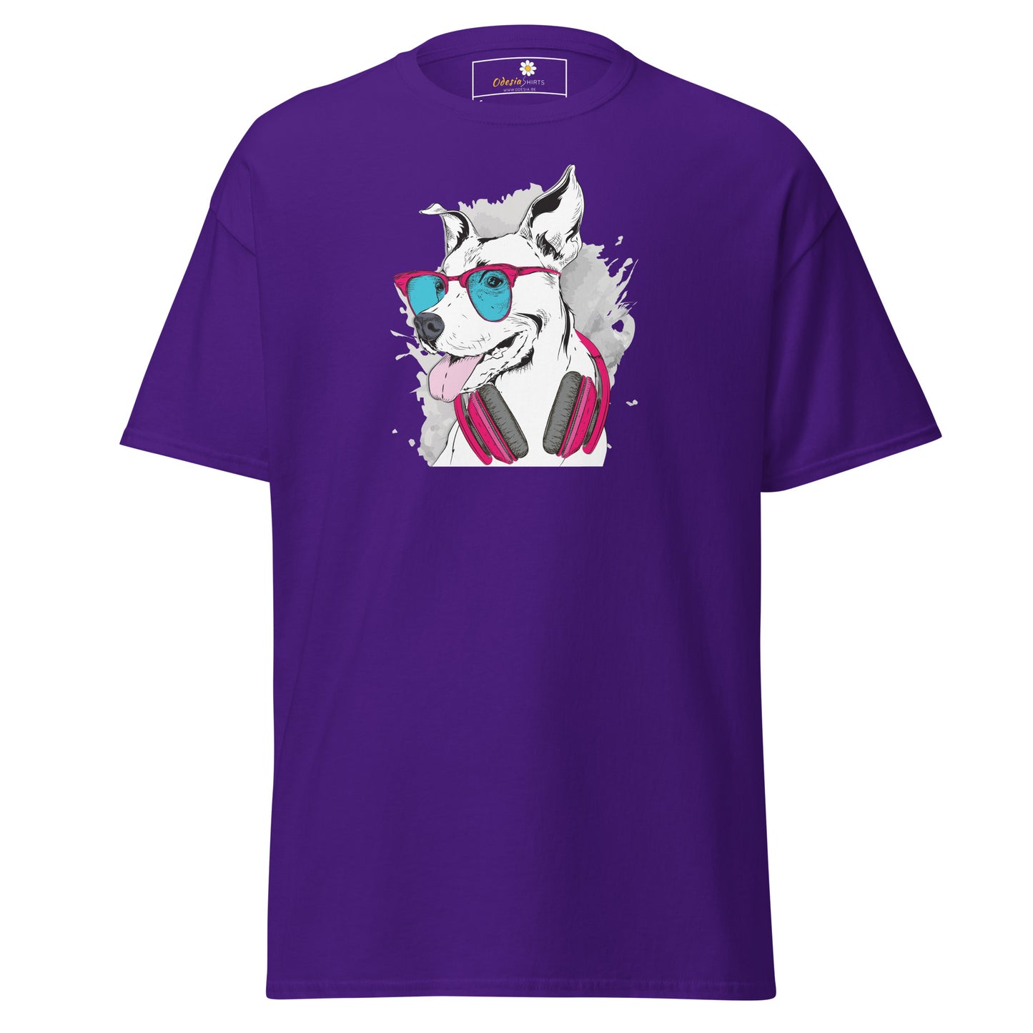 T-shirt classique unisexe - ANIMAUX MUSIQUE CHIEN - RÉGULIER