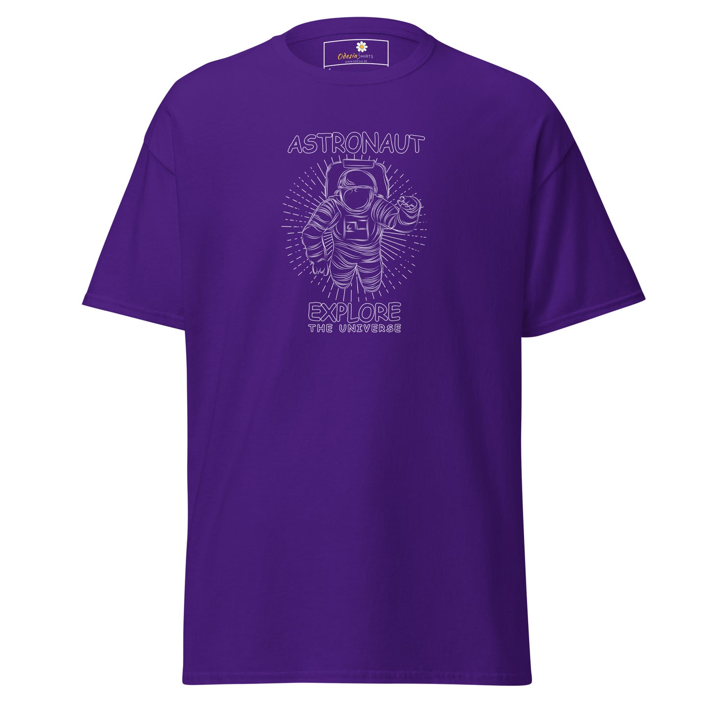 T-shirt classique unisexe - ASTRONAUT EXPLORE UNIVERSE - REGULAR