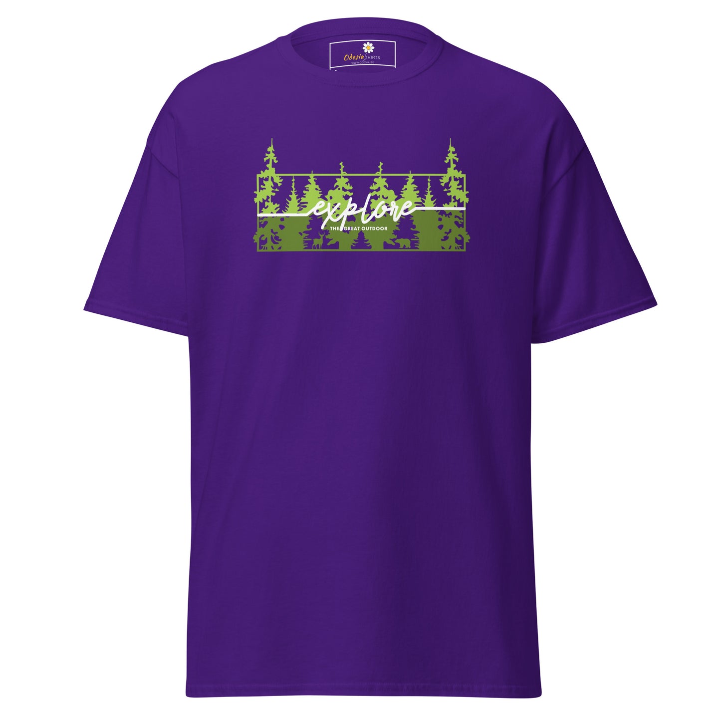 T-shirt classique unisexe - AVENTURE EXPLORE TREES - REGULAR
