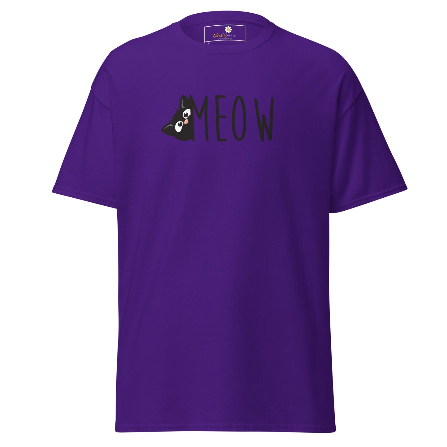 T-shirt classique unisexe - ANIMAUX CHAT MIAOU - RÉGULIER