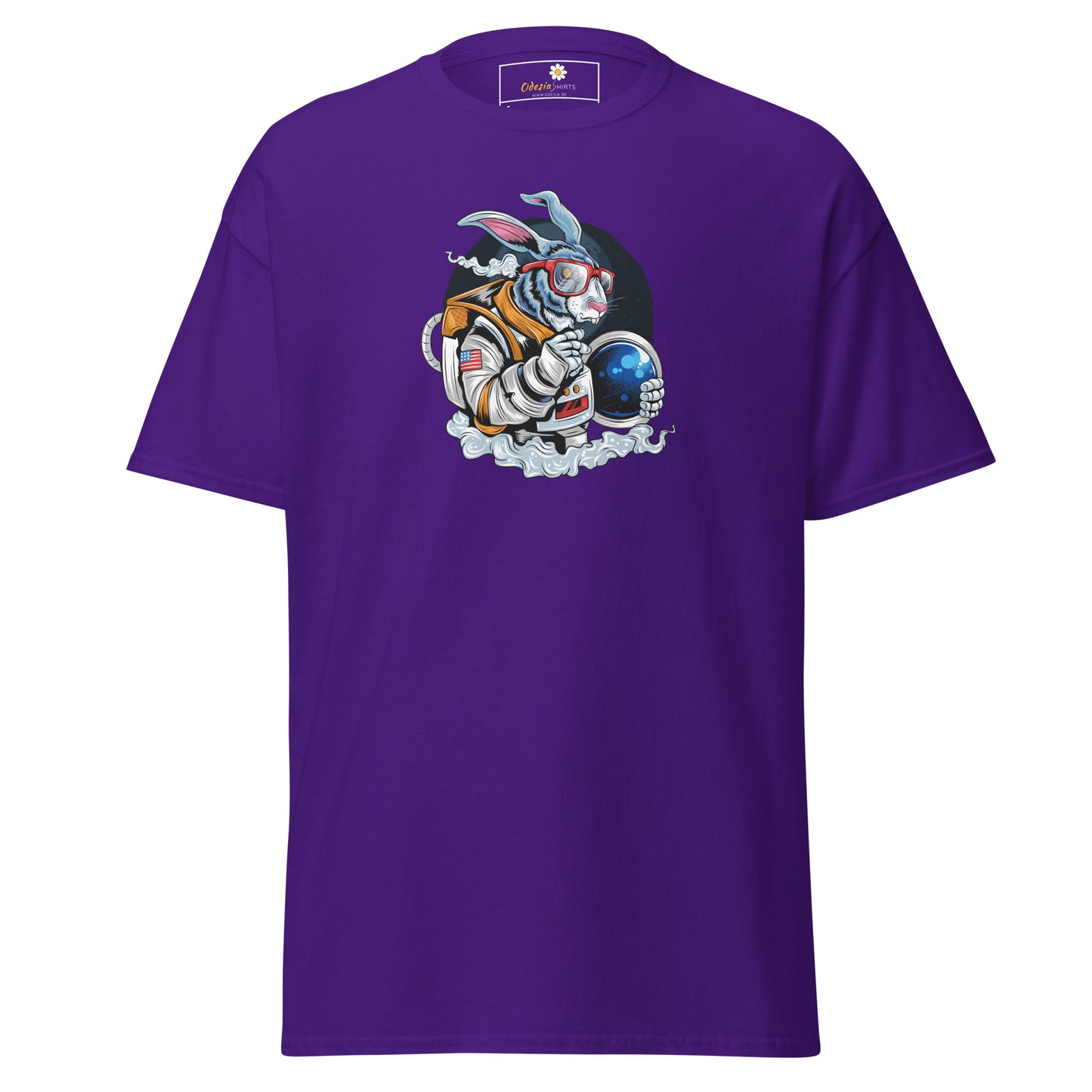 T-shirt classique unisexe - LAPIN ASTRONAUTE - RÉGULIER