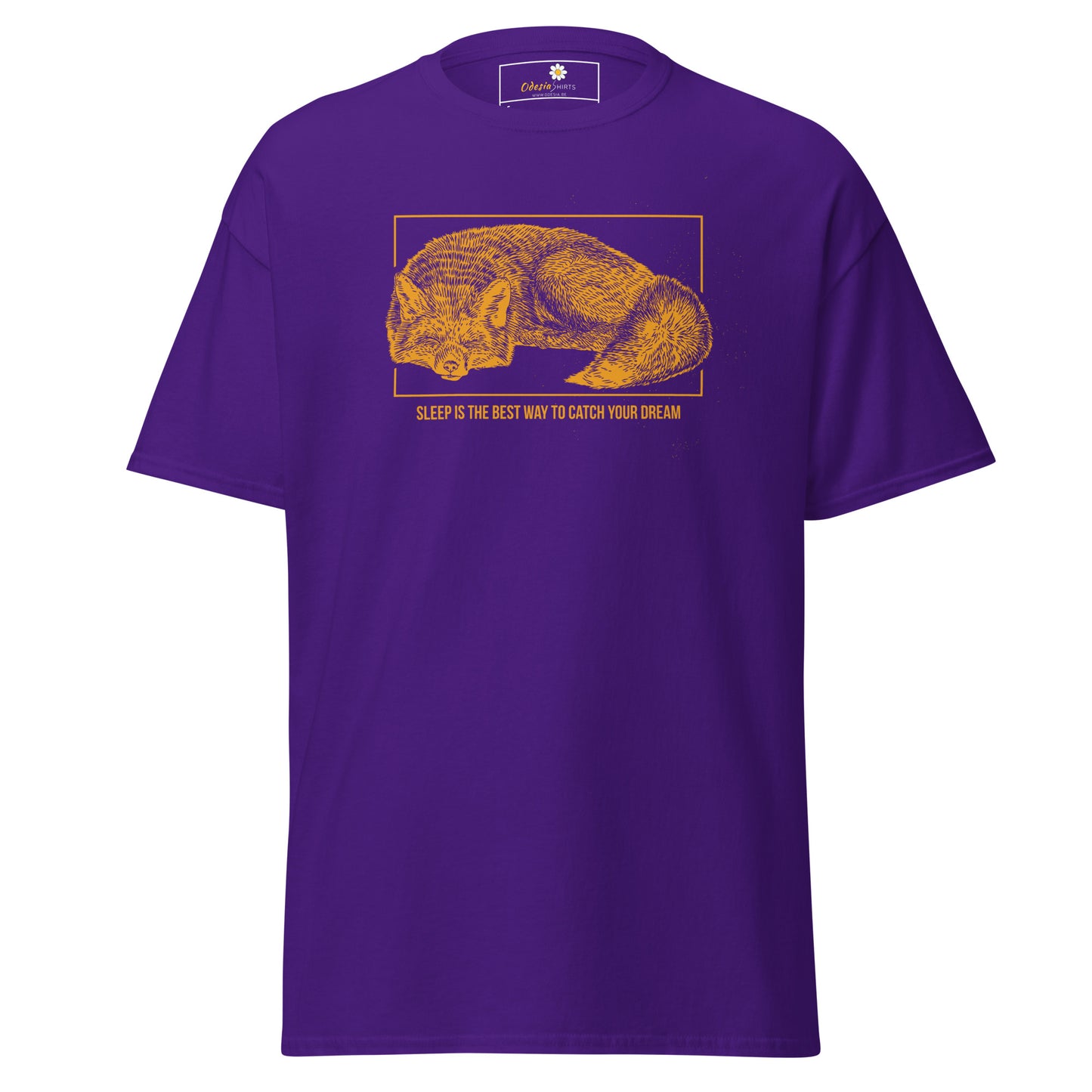 T-shirt classique unisexe - ANIMAUX RENARD SLEEP BEST - RÉGULIER