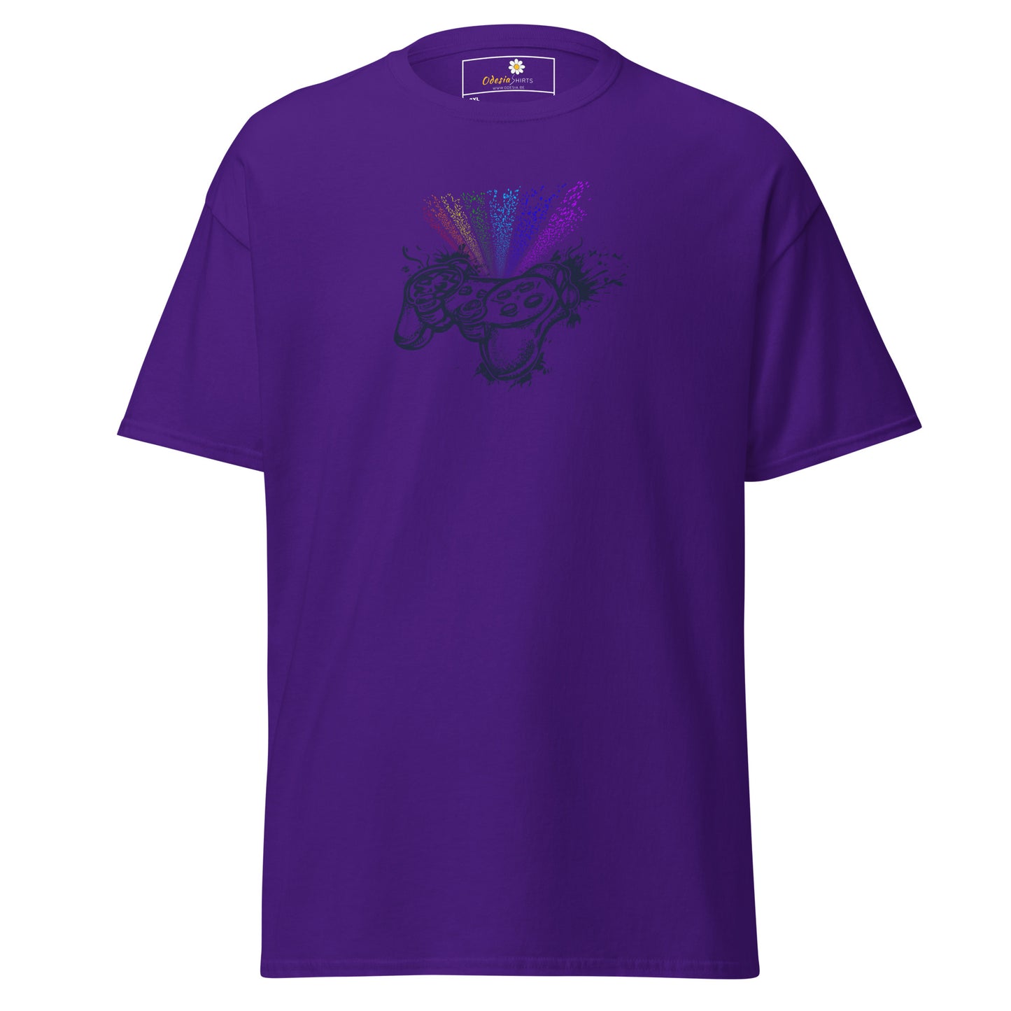 Unisex classic t-shirt - GAMERS COLORFUL CONTROLLER - BIG