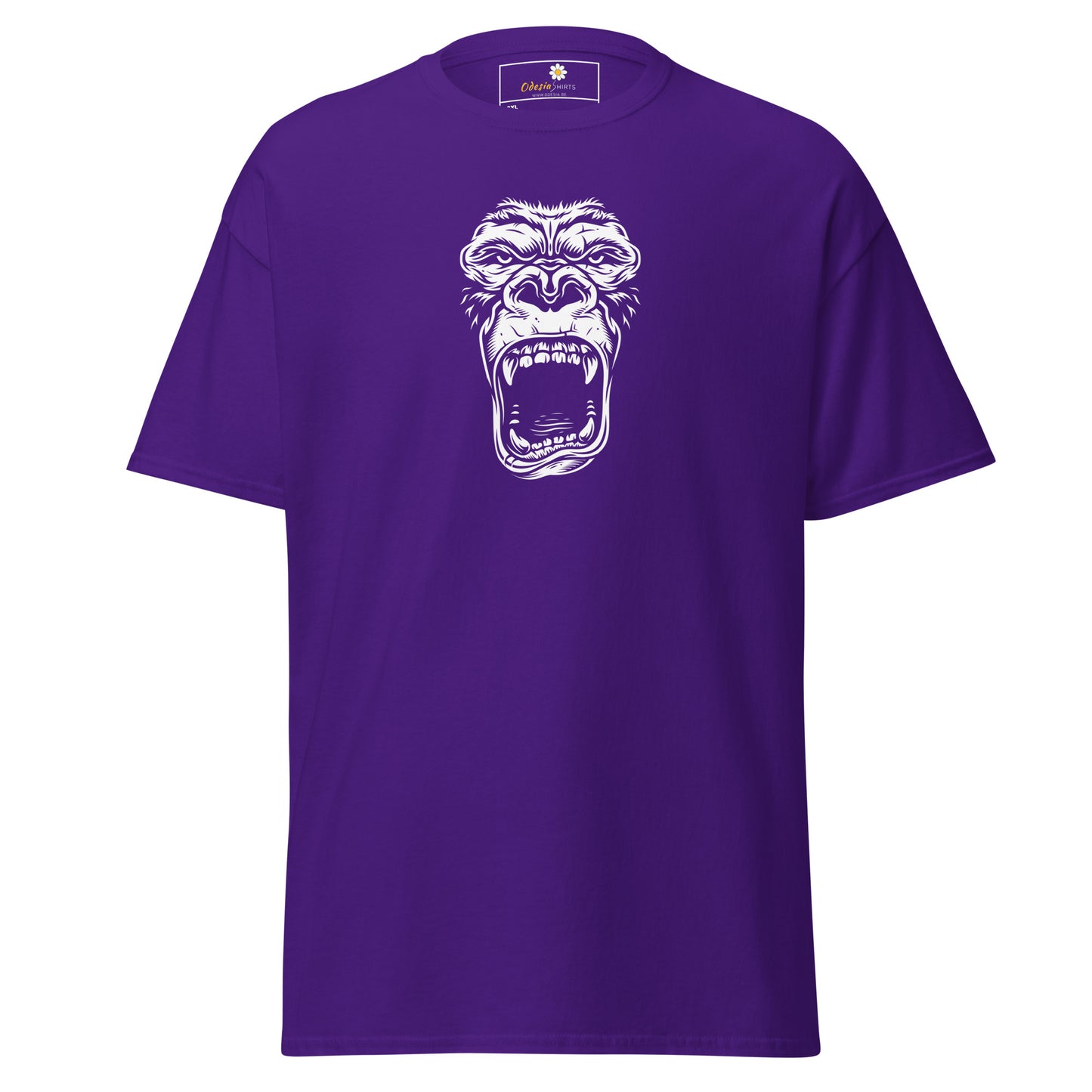 T-shirt classique pour homme - WILDLIFE GORILLA SCREAM - BIG