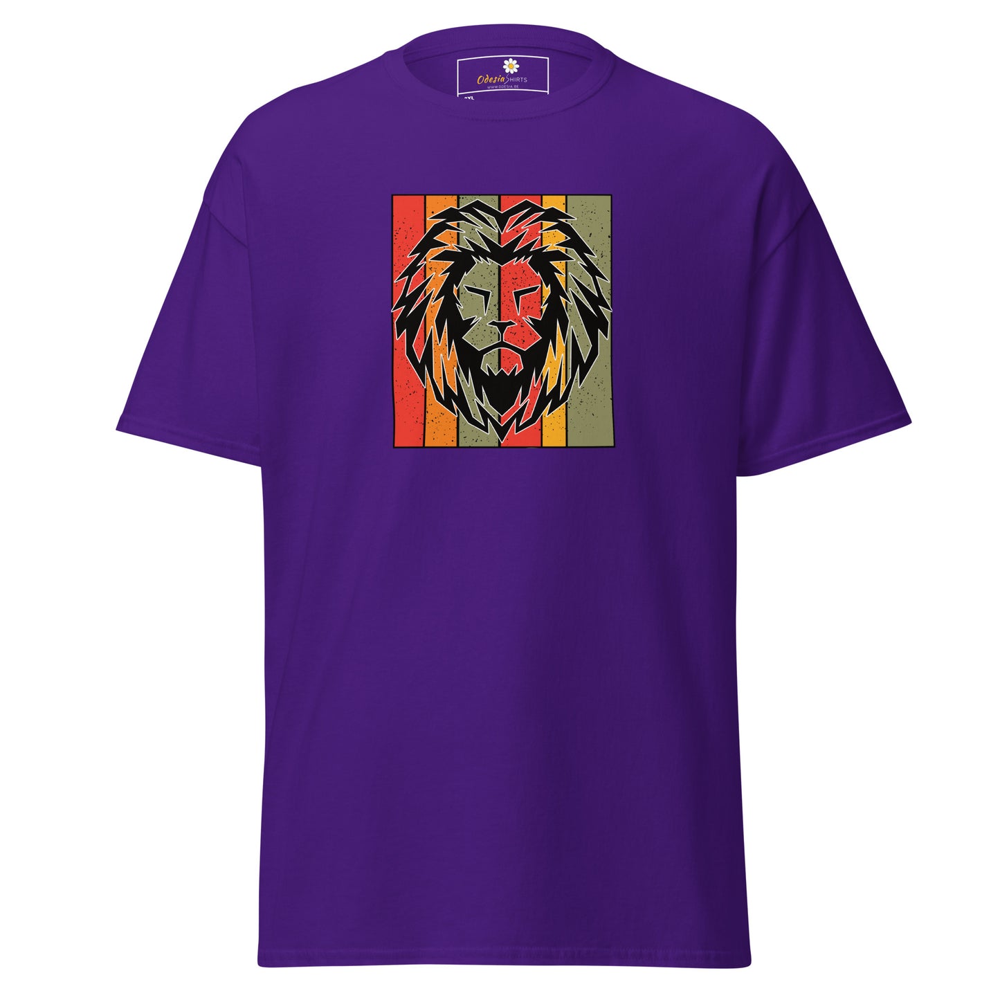 T-shirt classique homme - WILDLIFE LION HEAD - BIG