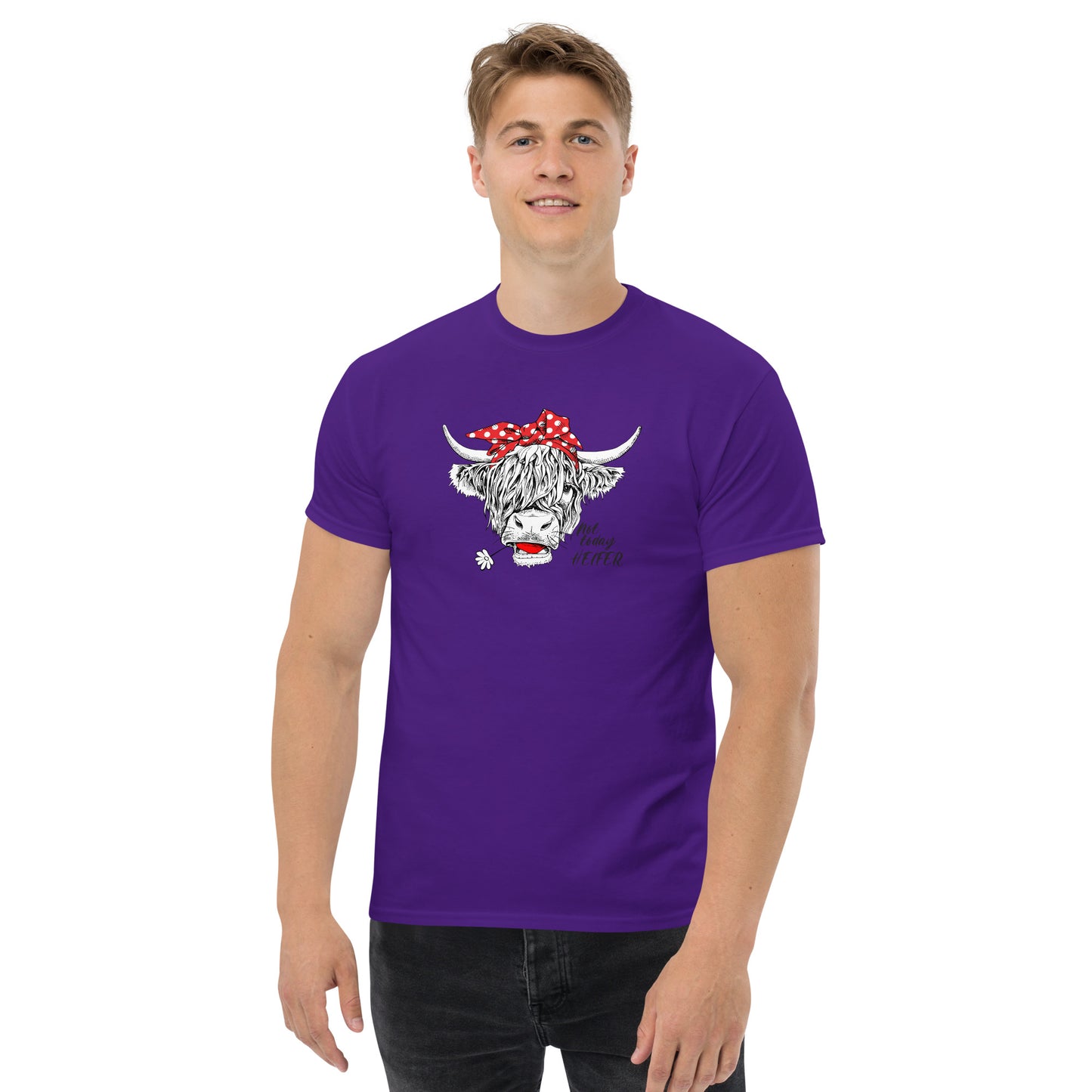 T-shirt classique unisexe - ANIMALS NOT TODAY - GRAND