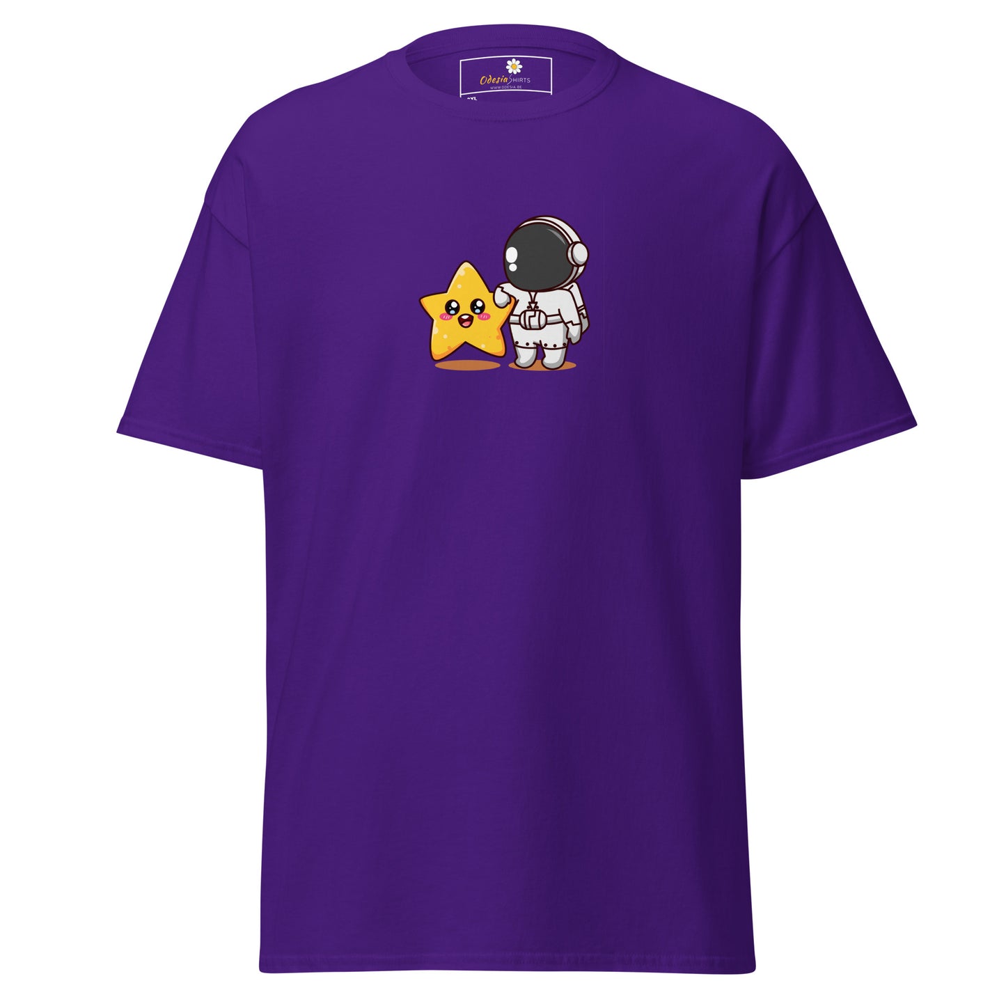 Unisex classic t-shirt - ASTRONAUT MINI STAR - BIG