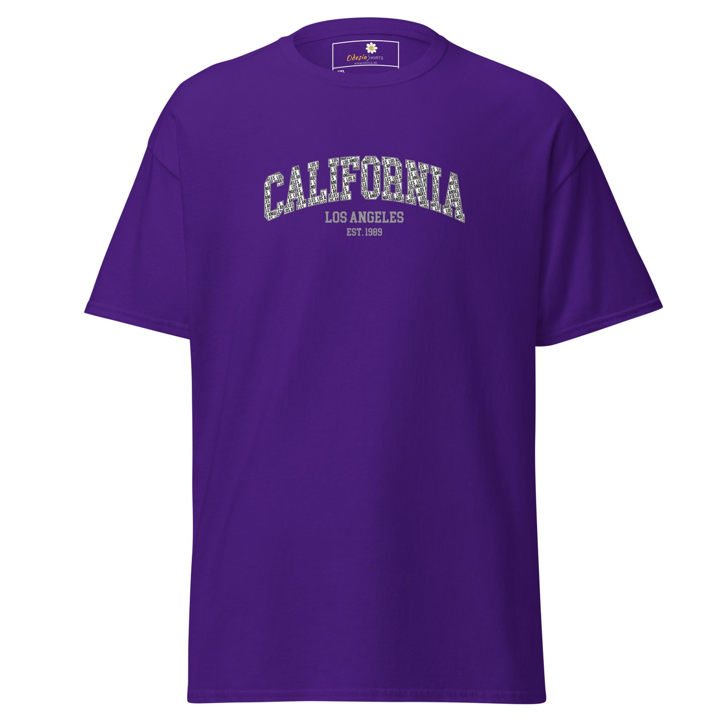 Klassiek T-shirt voor heren - TEXT CALIFORNIA MORE - GROOT