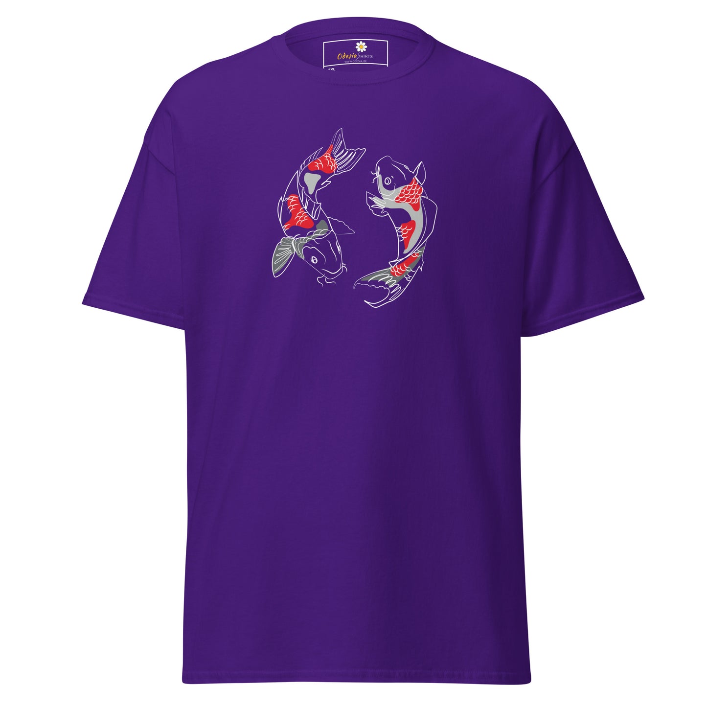 T-shirt classique unisexe - ANIMAUX KOI FISH - GRAND