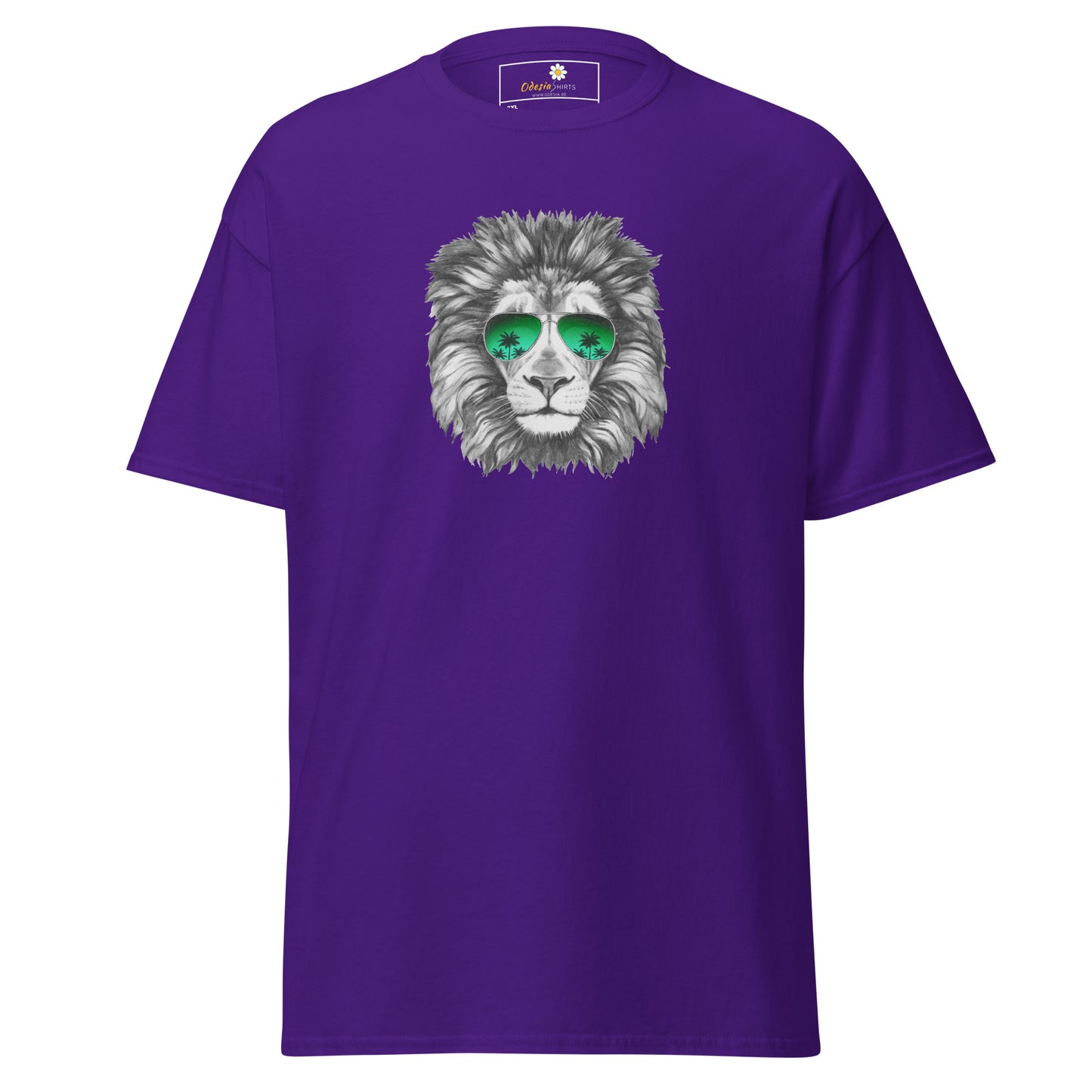 T-shirt classique homme - WILDLIFE FUN LION GLASSES - BIG